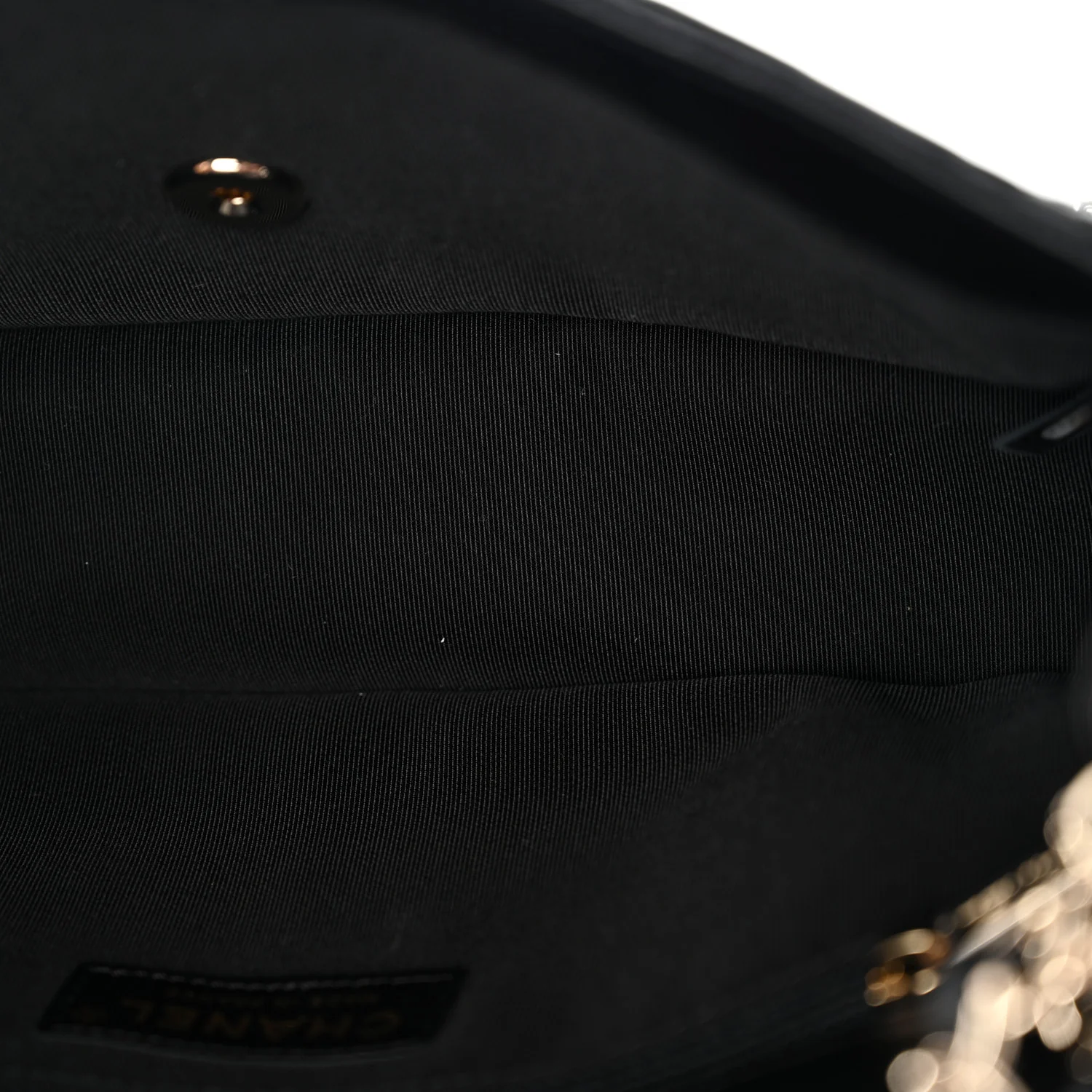 Lambskin Quilted Pearl Studded Flap Black - Image 11