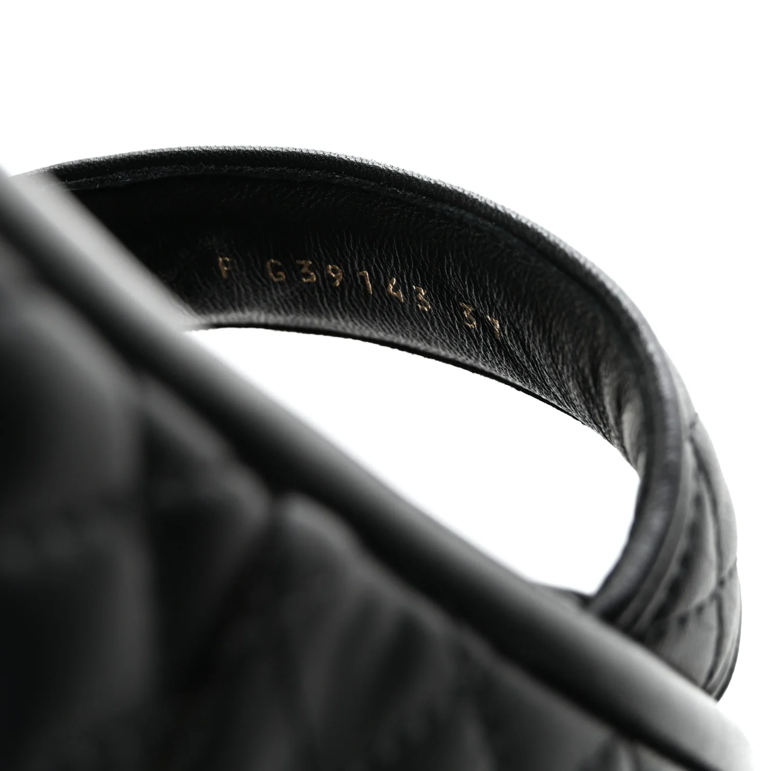 Lambskin Quilted Platform Sandals 37 Black - Image 8