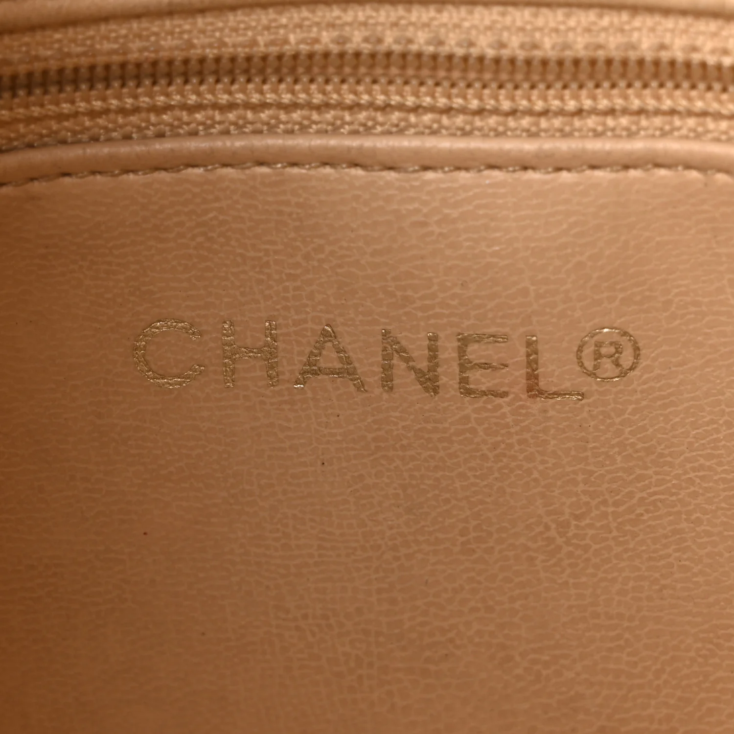 Lambskin Quilted Shopping Tote Beige - Image 6