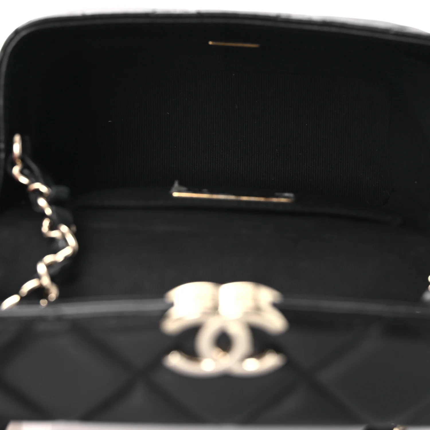 Lambskin Quilted Small Box Bag Black - Image 5
