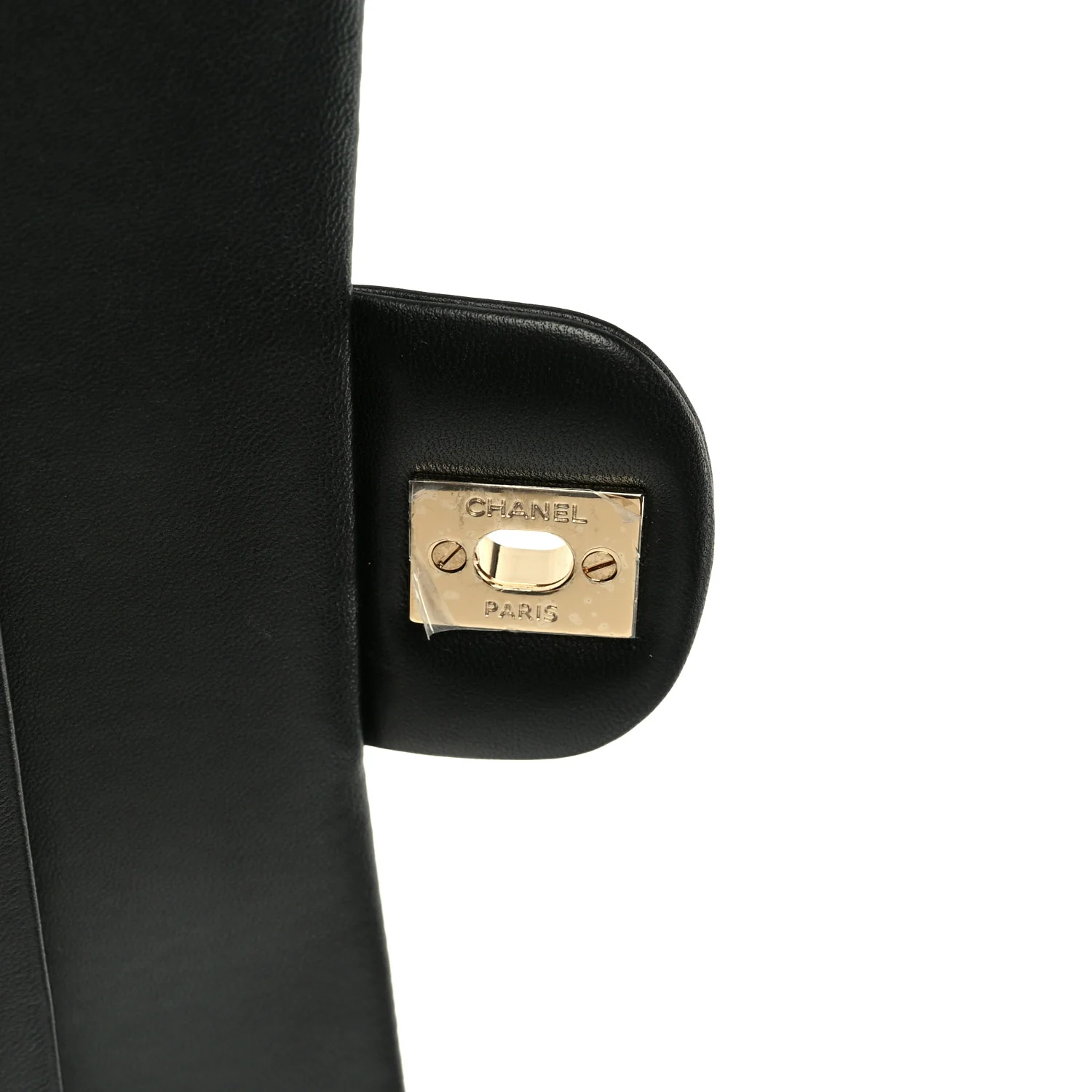 Lambskin Quilted Small Double Flap Black - Image 12