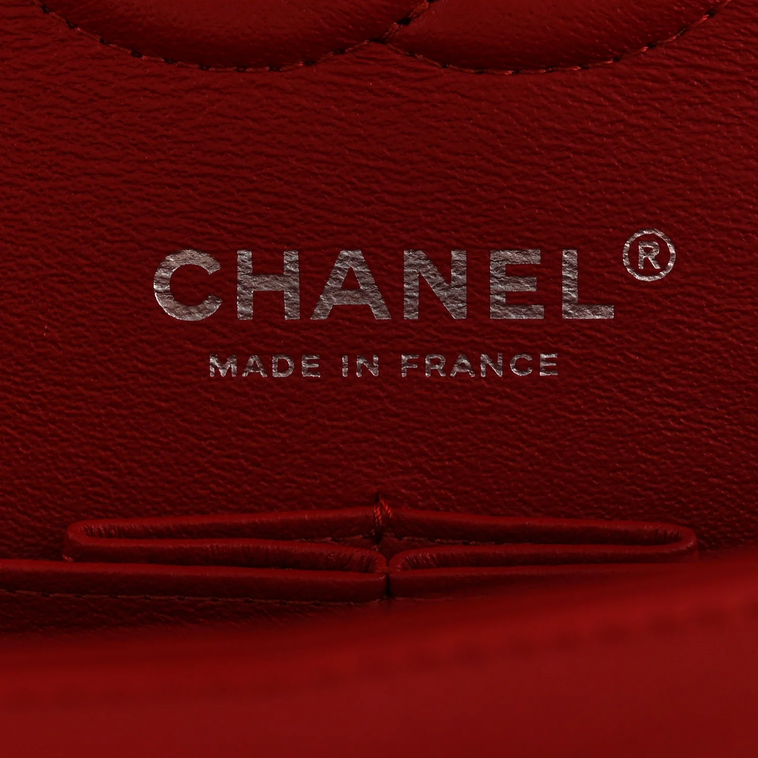 Lambskin Quilted Small Double Flap Dark Red - Image 5