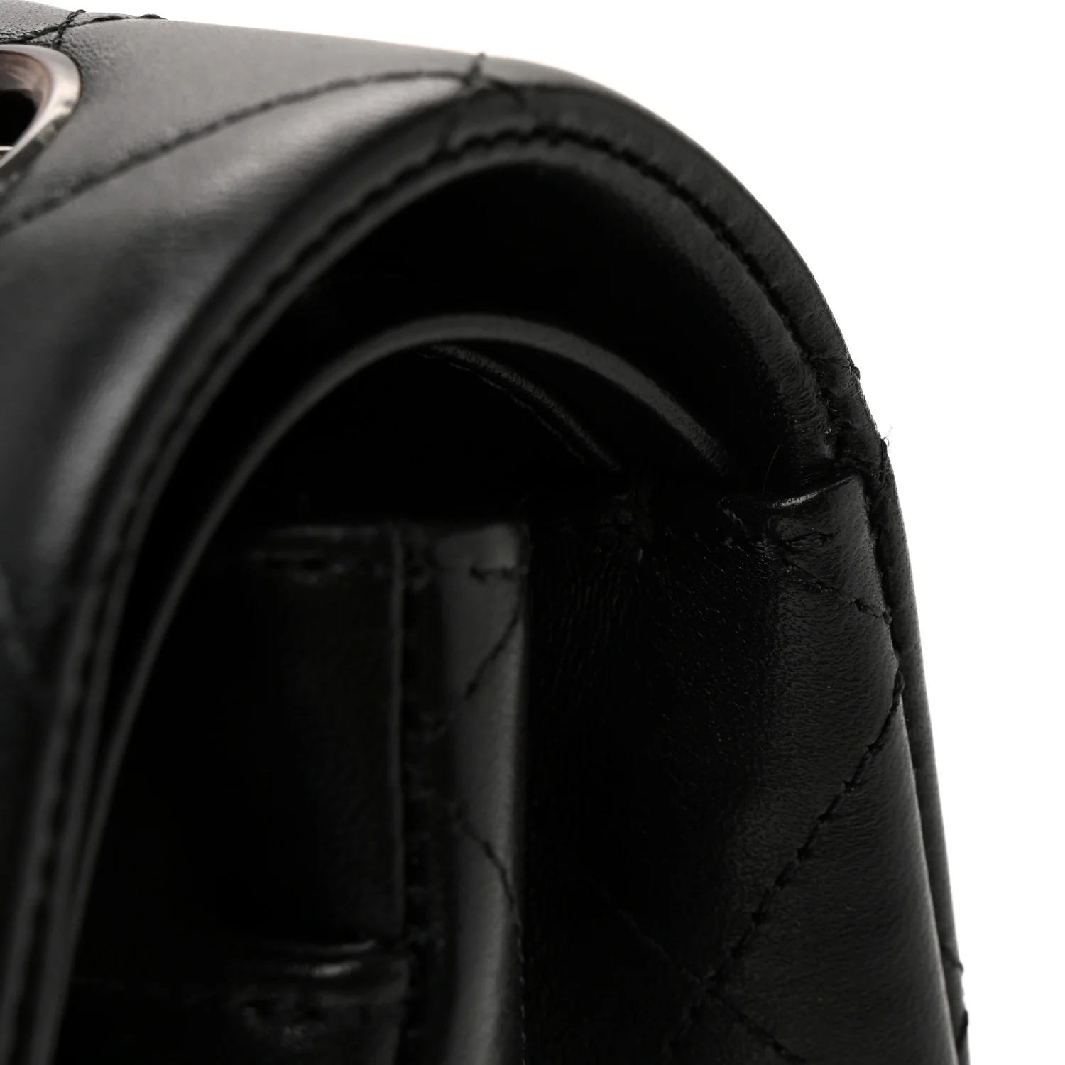 Lambskin Quilted Small Double Flap So Black - Image 36