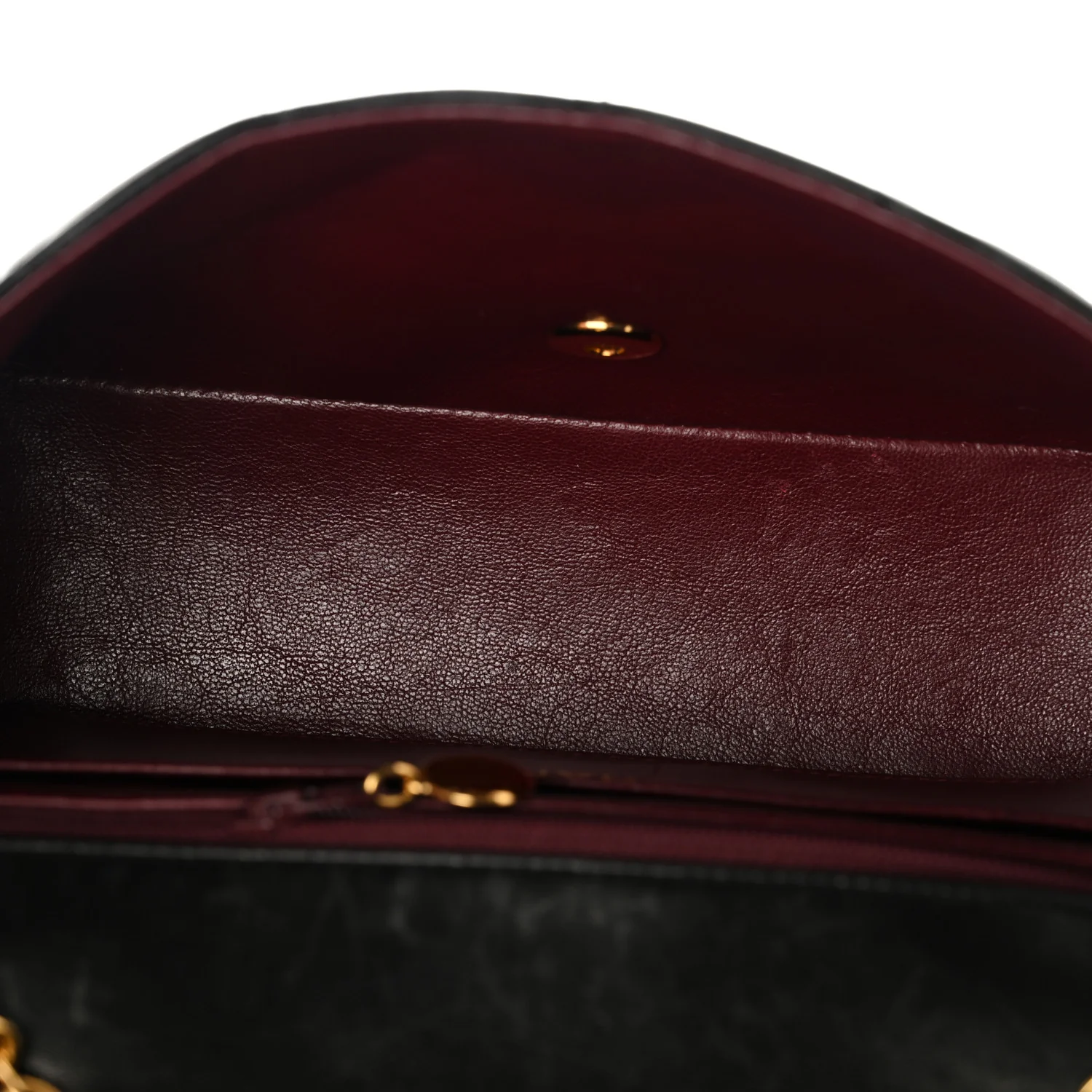 Lambskin Quilted Small Single Flap Black - Image 6