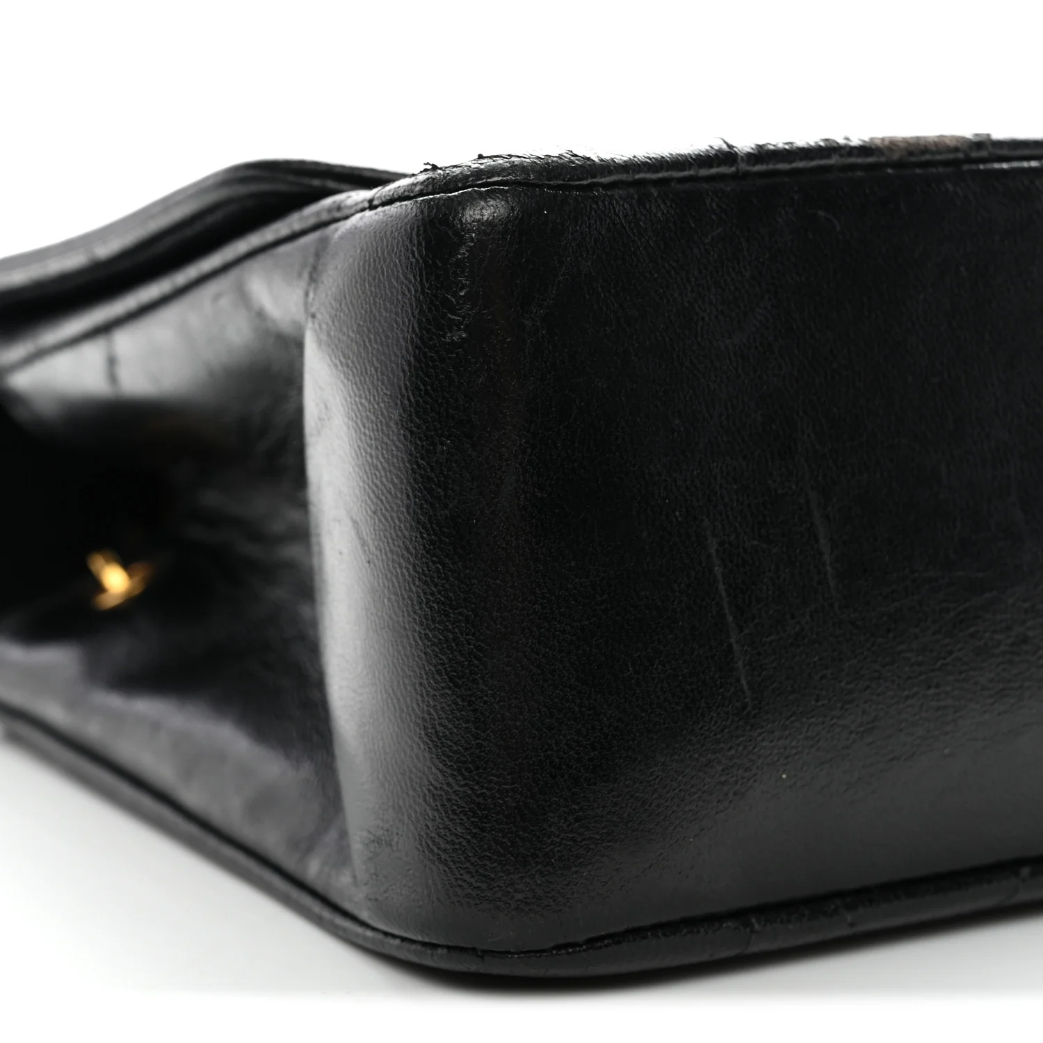 Lambskin Quilted Small Single Flap Black - Image 28