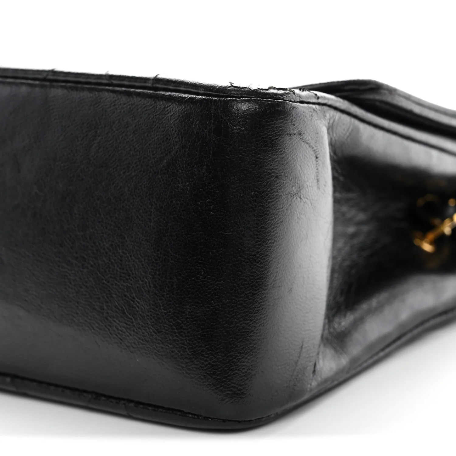 Lambskin Quilted Small Single Flap Black - Image 29