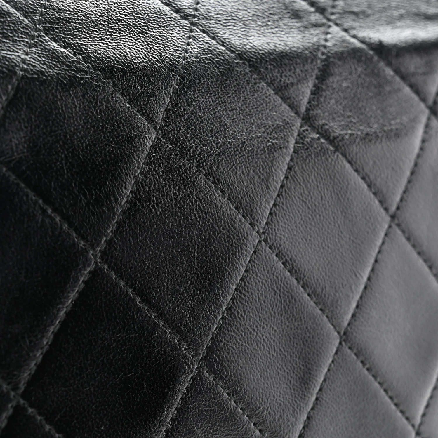 Lambskin Quilted Small Single Flap Black - Image 37