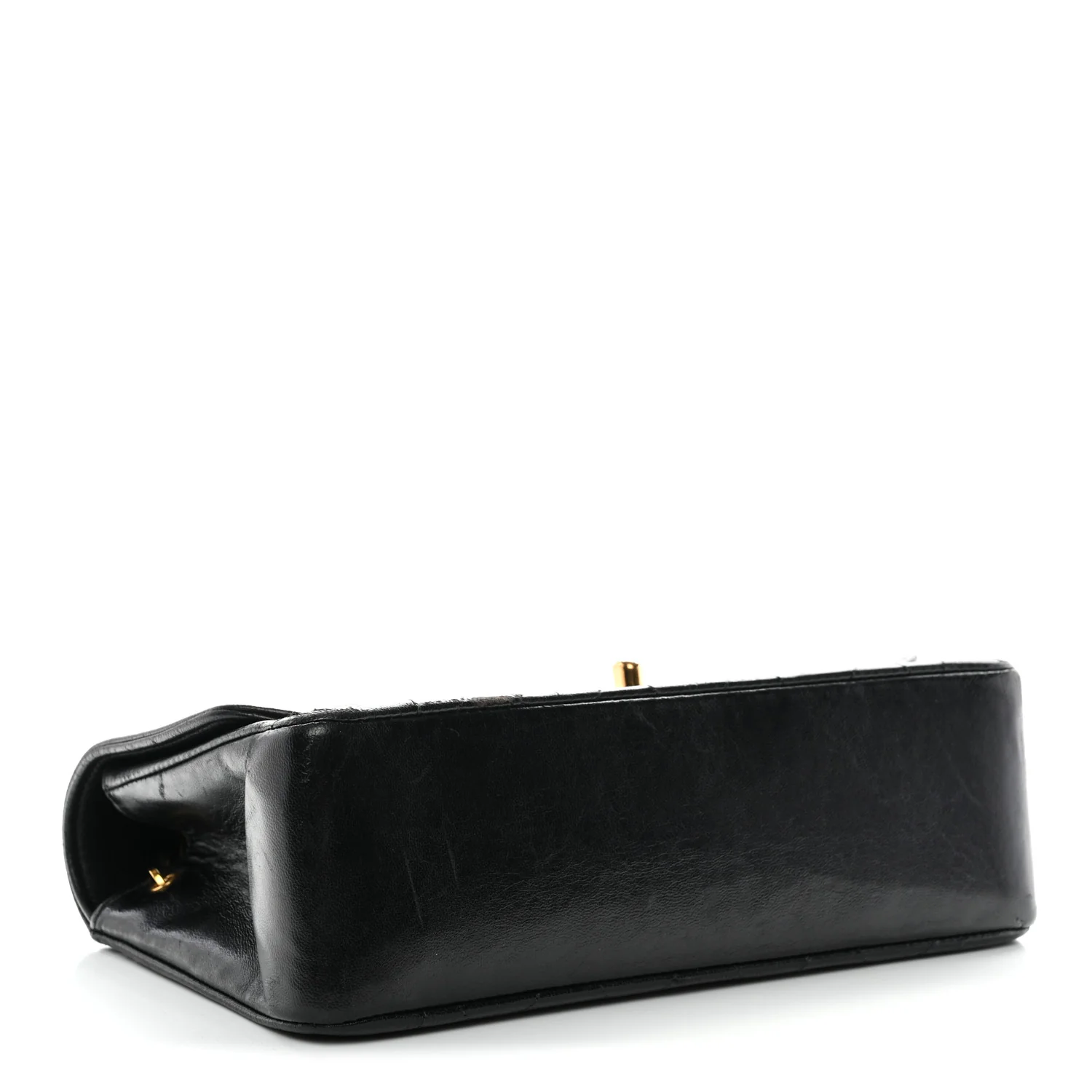 Lambskin Quilted Small Single Flap Black - Image 8