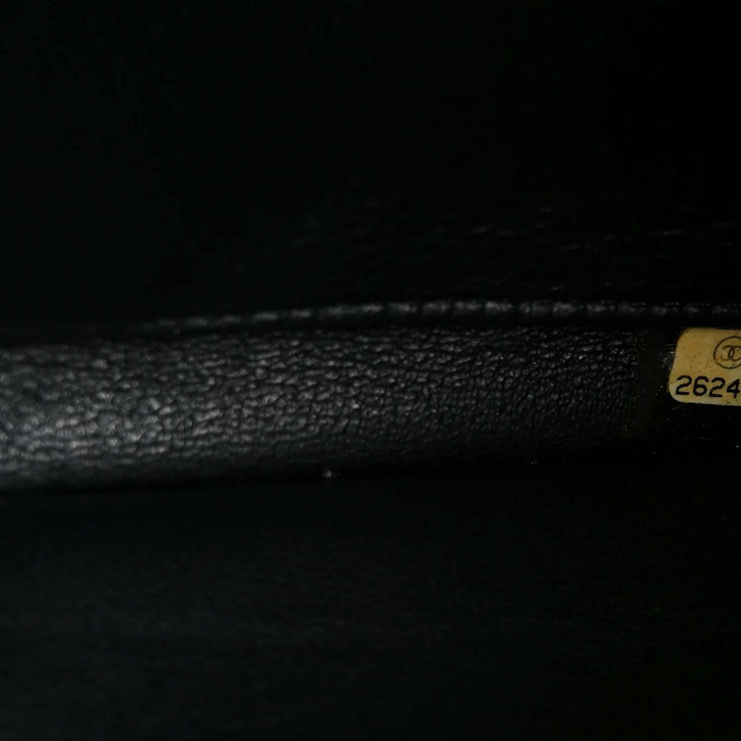 Lambskin Quilted Small Trendy CC Dual Handle Flap Bag Black - Image 8