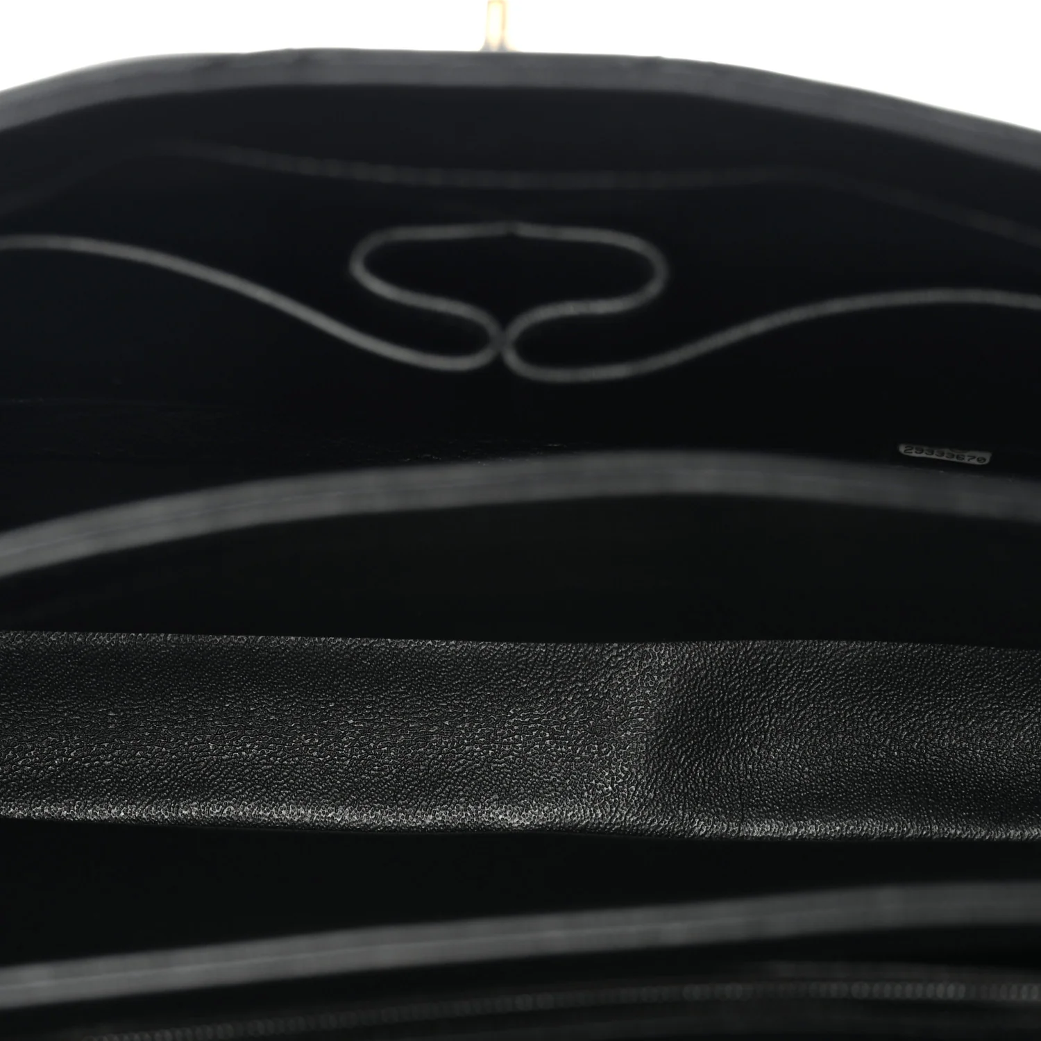 Lambskin Quilted Small Trendy CC Dual Handle Flap Bag Black - Image 5