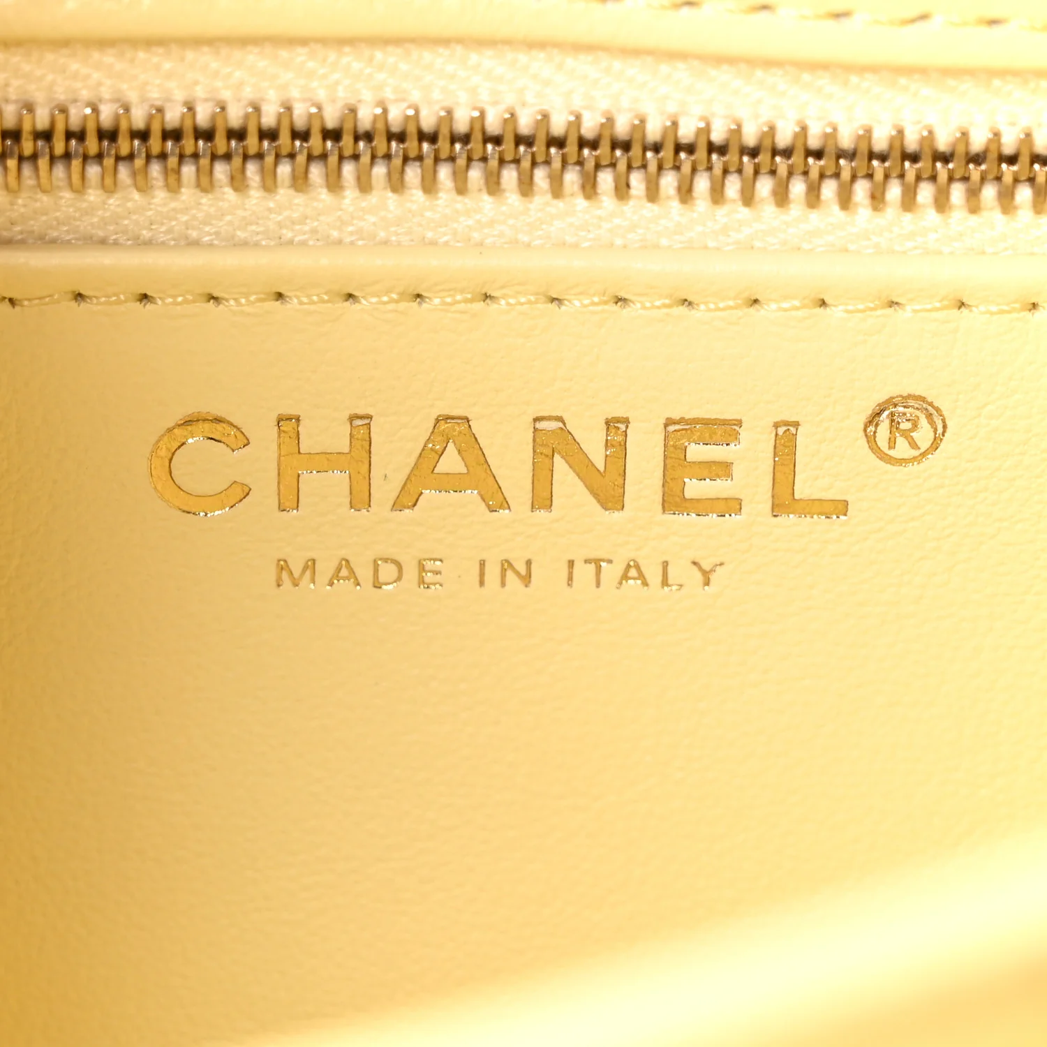 Lambskin Quilted Small Trendy Chain CC Dual Handle Flap Bag Yellow - Image 11