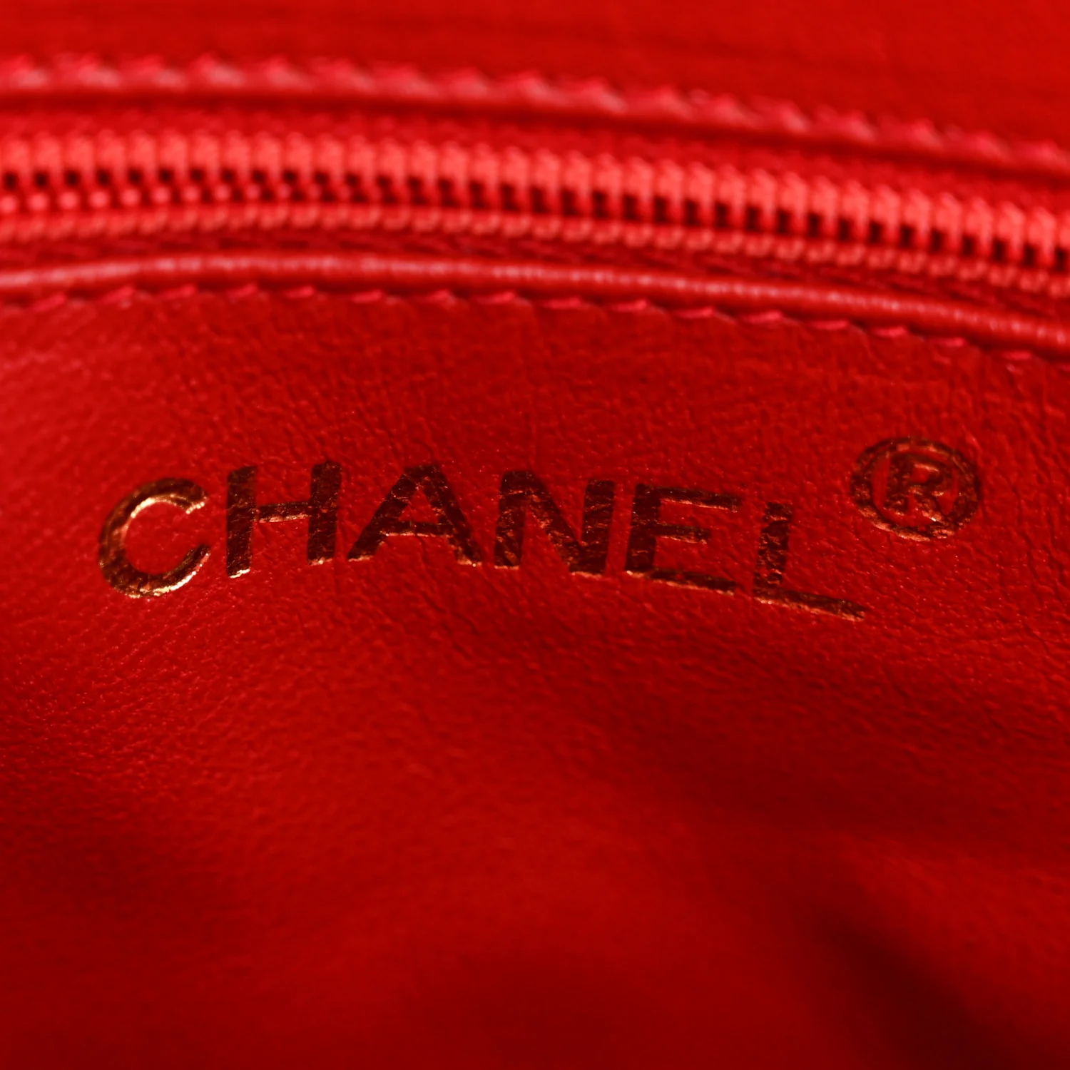 Lambskin Quilted Tassel Clutch Red - Image 6