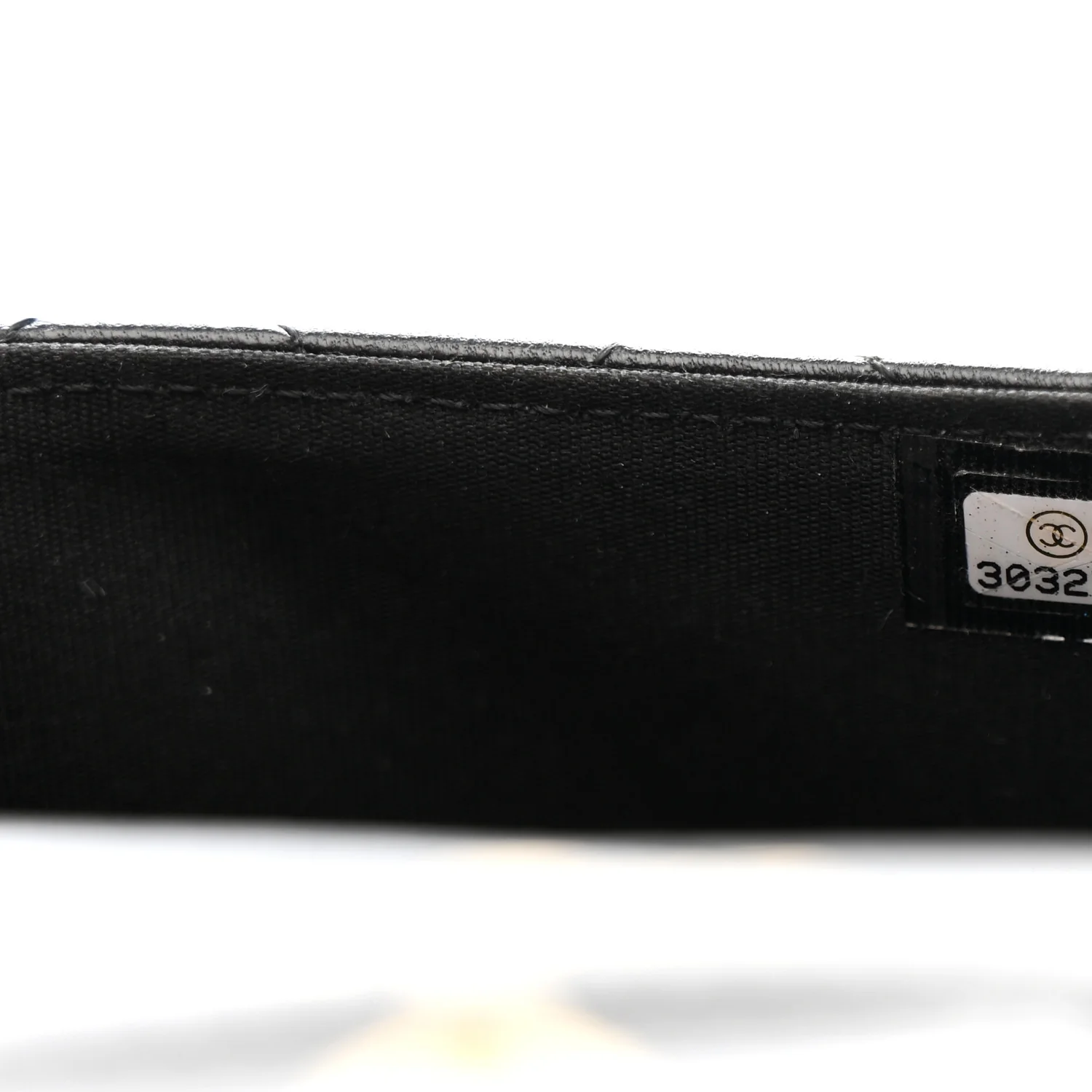 Lambskin Quilted Top Handle Flap Coin Purse With Chain Black - Image 8