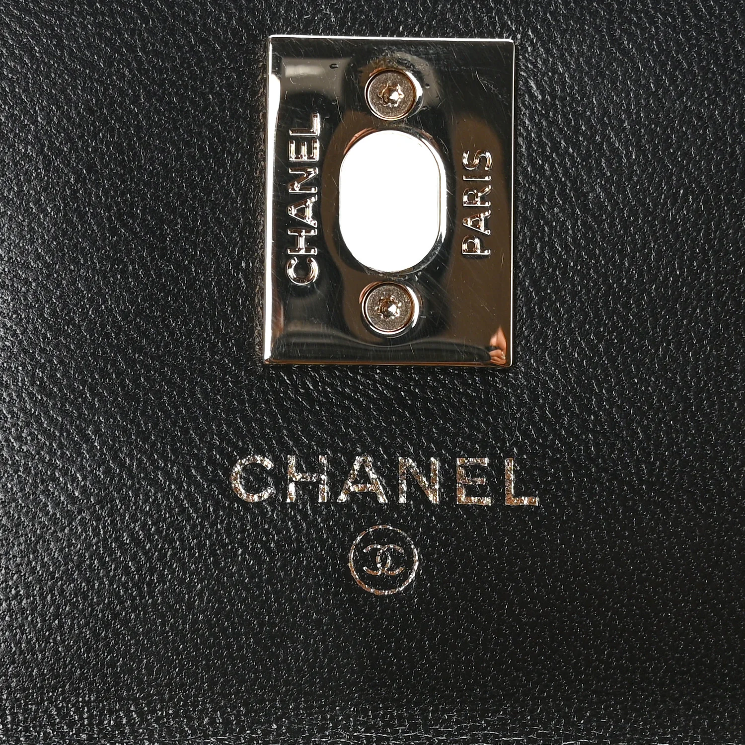 Lambskin Quilted Trendy CC Card Holder On Chain Black - Image 10