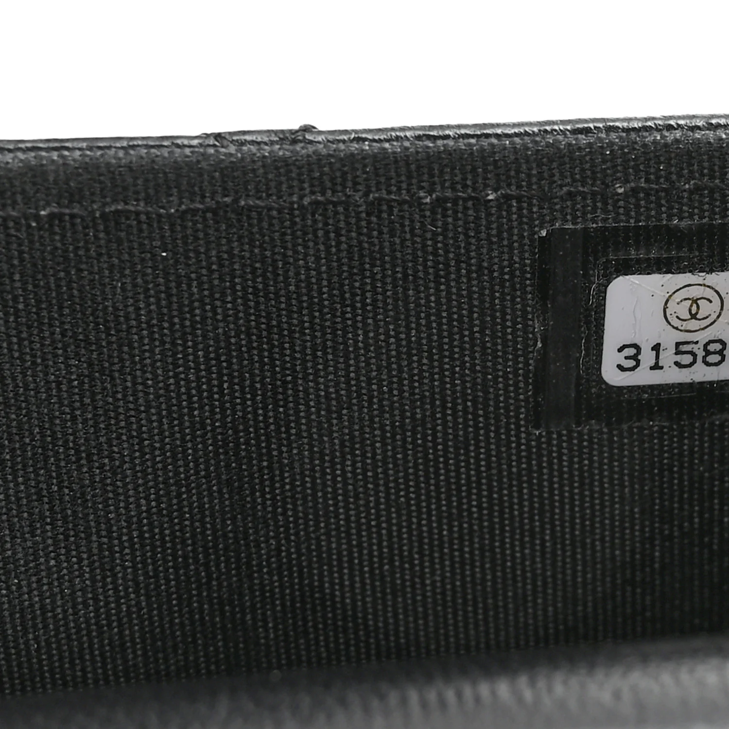 Lambskin Quilted Trendy CC Card Holder On Chain Black - Image 15