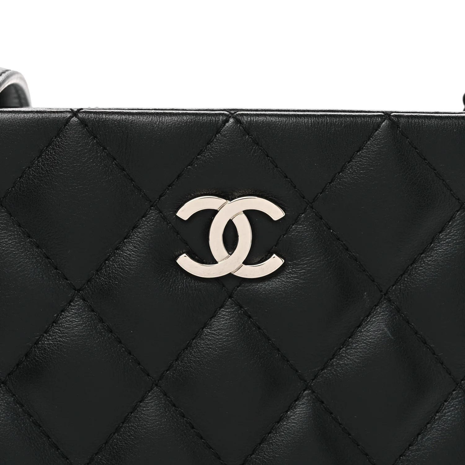 Lambskin Quilted Uniform Crossbody Bag Black - Image 8
