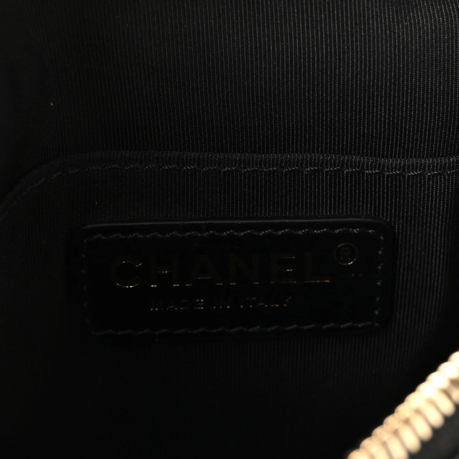 Lambskin Quilted Waist Bag Fanny Pack Black - Image 6