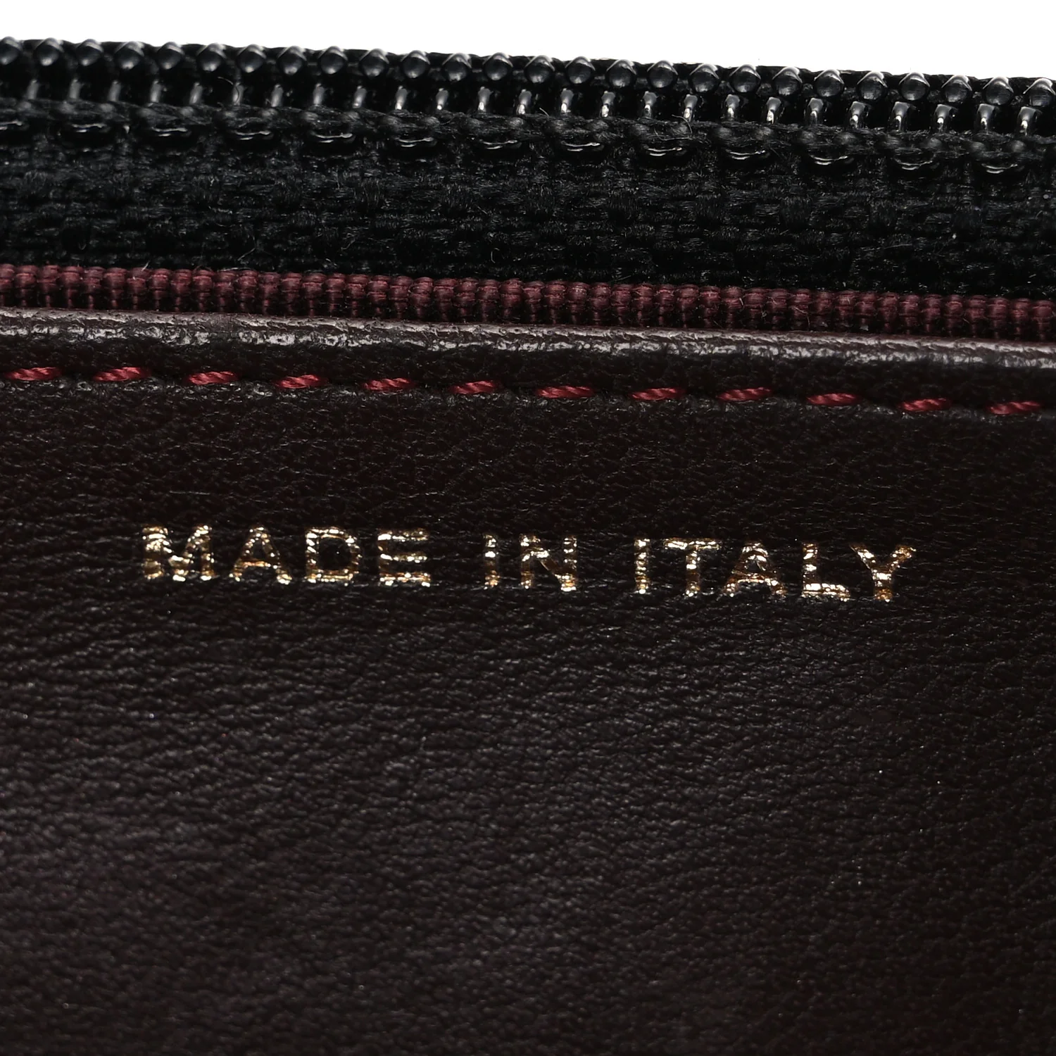 Lambskin Quilted Wallet On Chain WOC Black - Image 7
