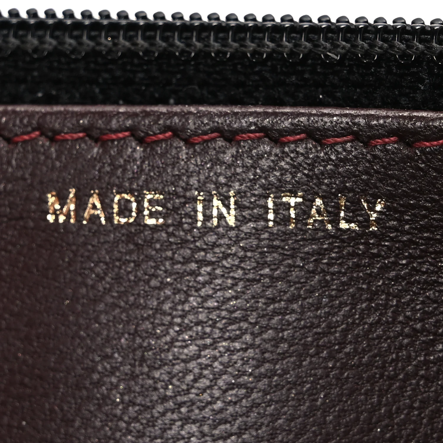 Lambskin Quilted Wallet On Chain WOC Black - Image 7