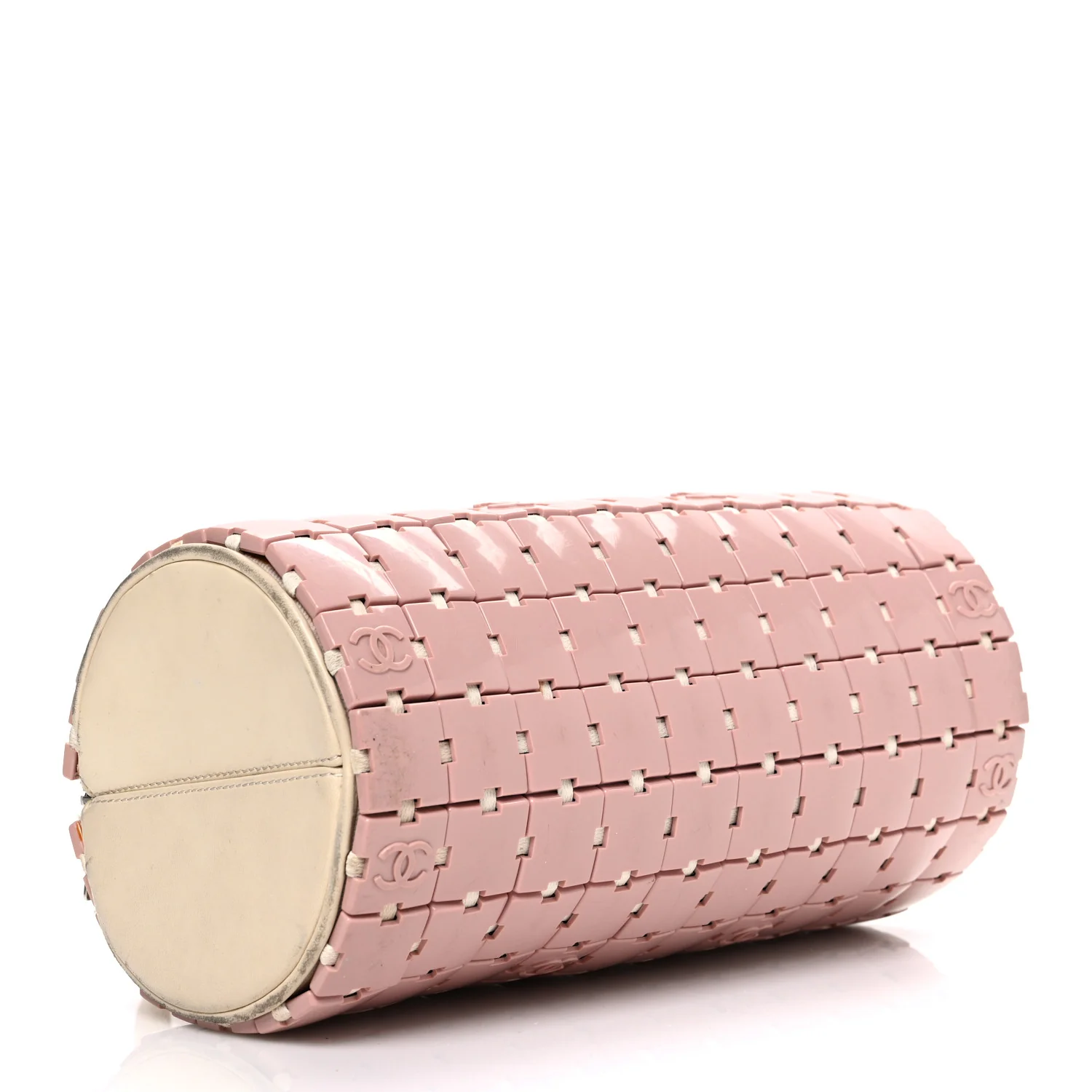 Lambskin Resin Tile Bowler Pink - Image 4
