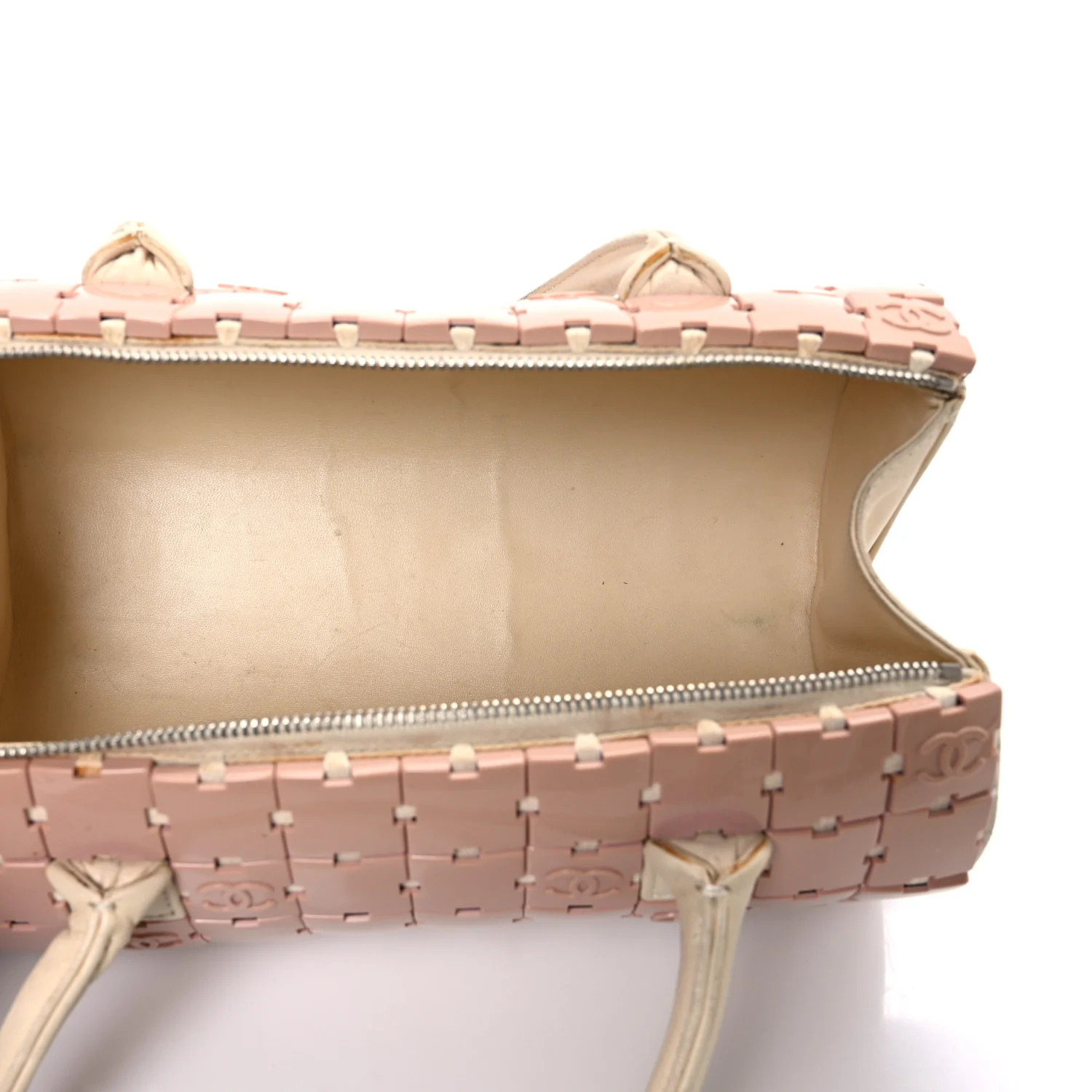 Lambskin Resin Tile Bowler Pink - Image 5
