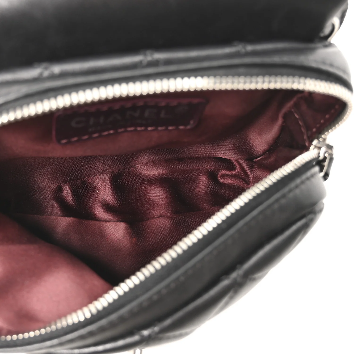 Lambskin Stitched New Mini Flap Black - Image 5