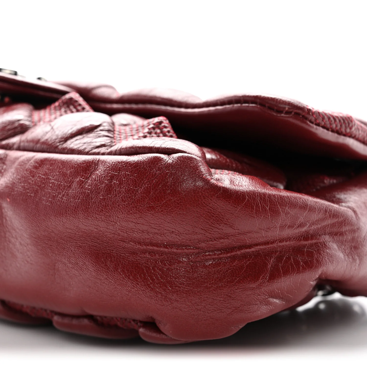 Lambskin Stravinsky Medium Flap Bordeaux - Image 10