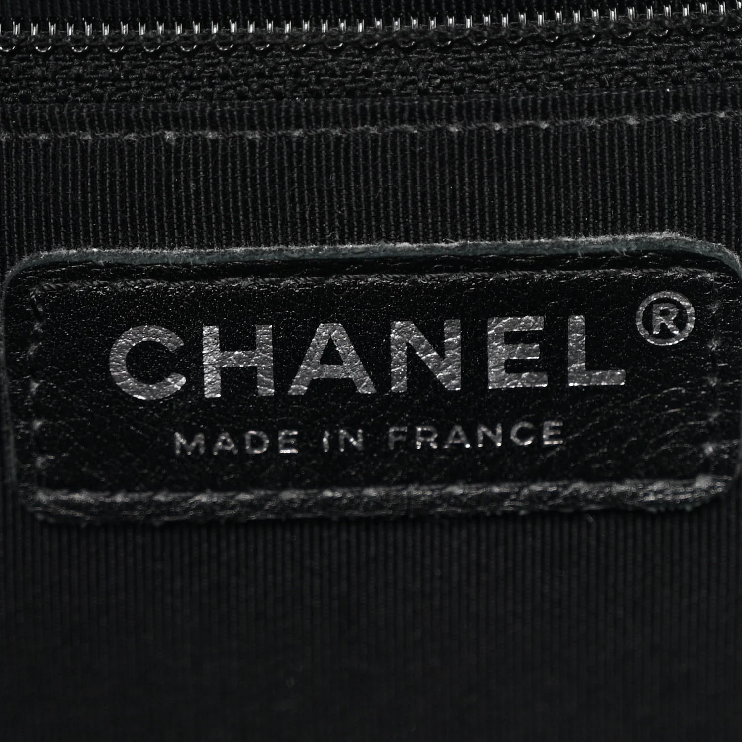 Lambskin Surpique Chevron Medium Single Flap Black - Image 6