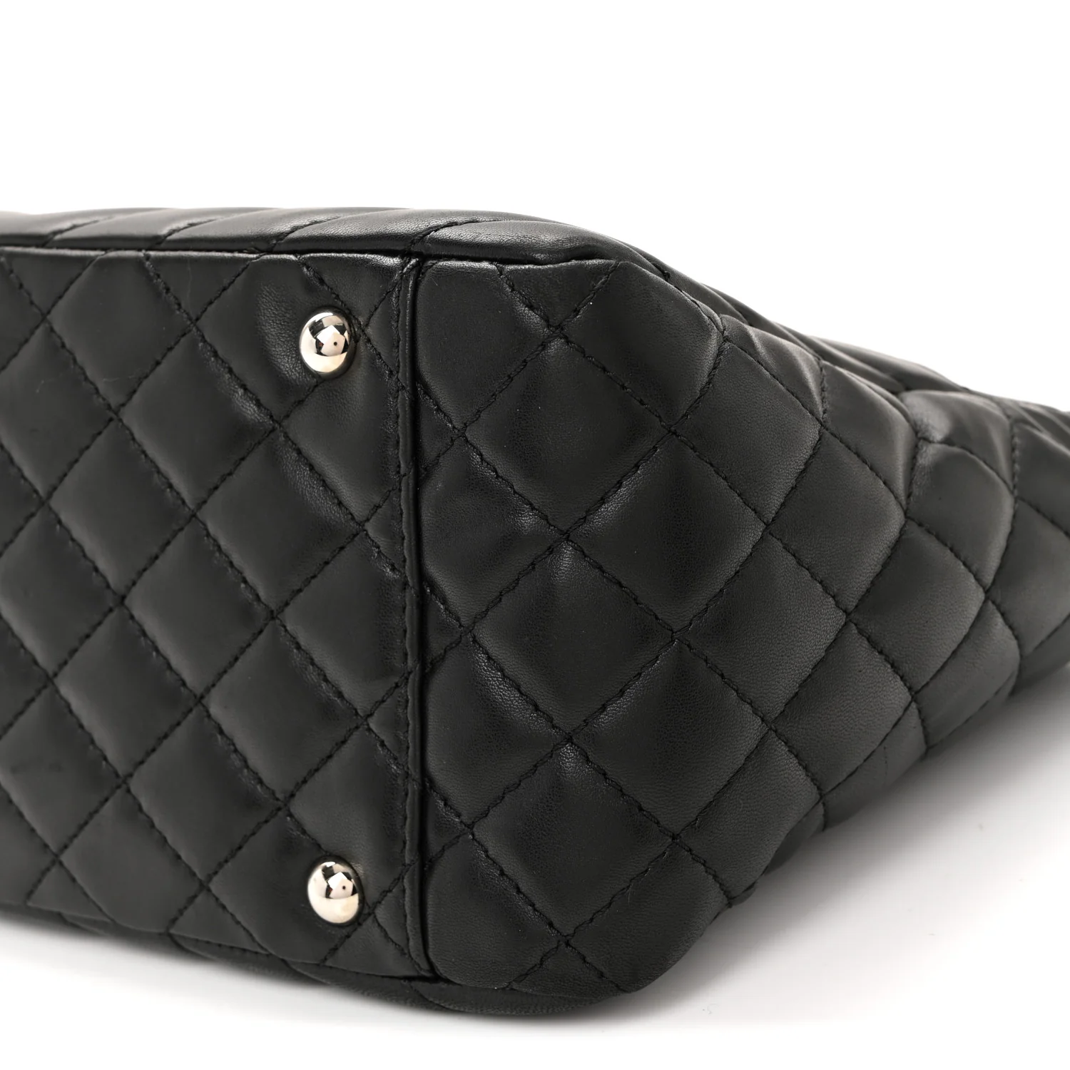 Lambskin Surpique Chevron Small Tote Black - Image 10