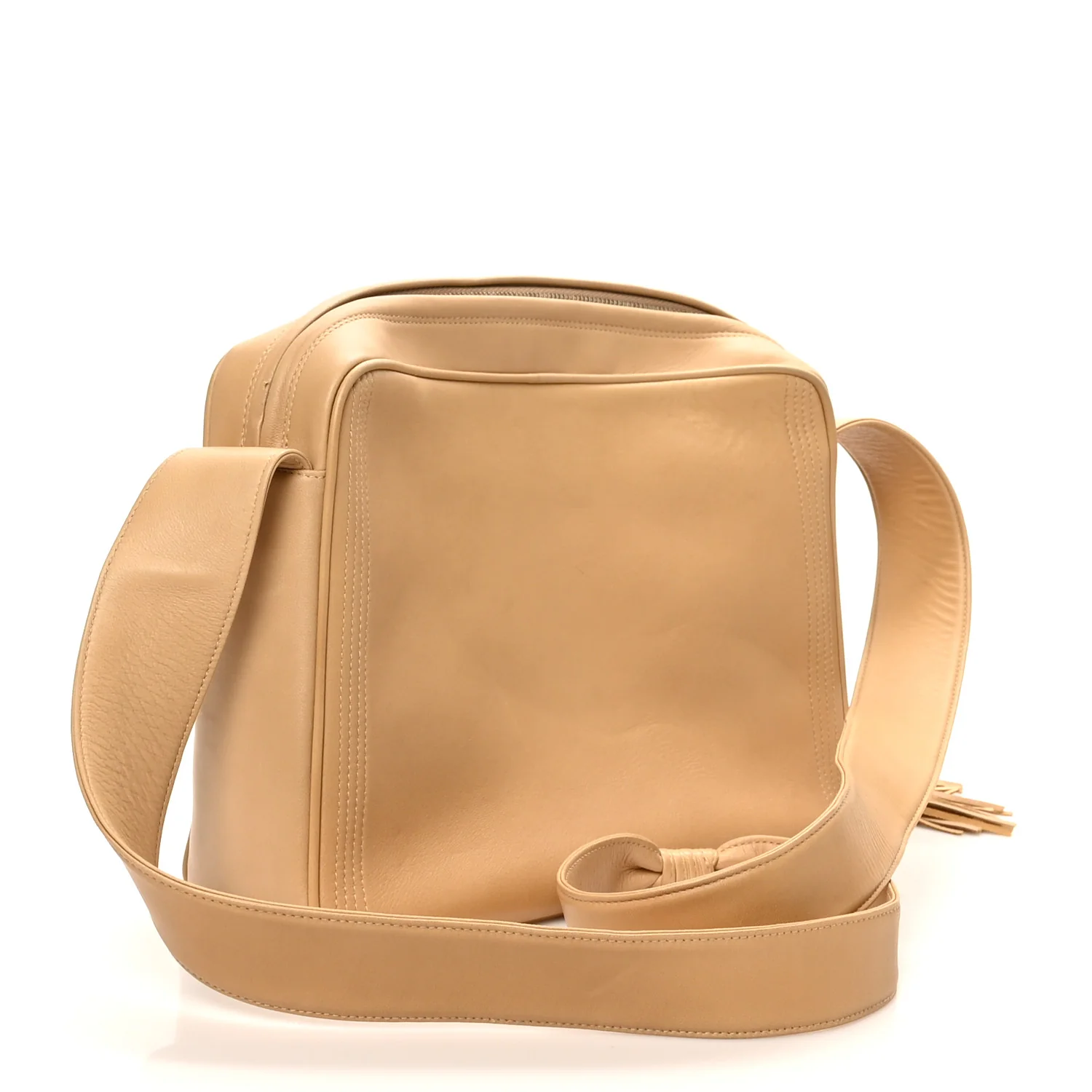 Lambskin Tassel CC Camera Case Beige - Image 3