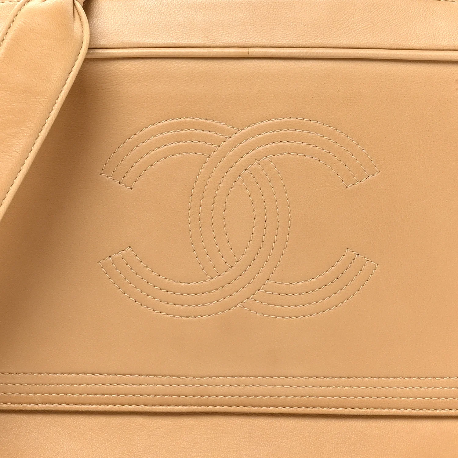 Lambskin Tassel CC Camera Case Beige - Image 8