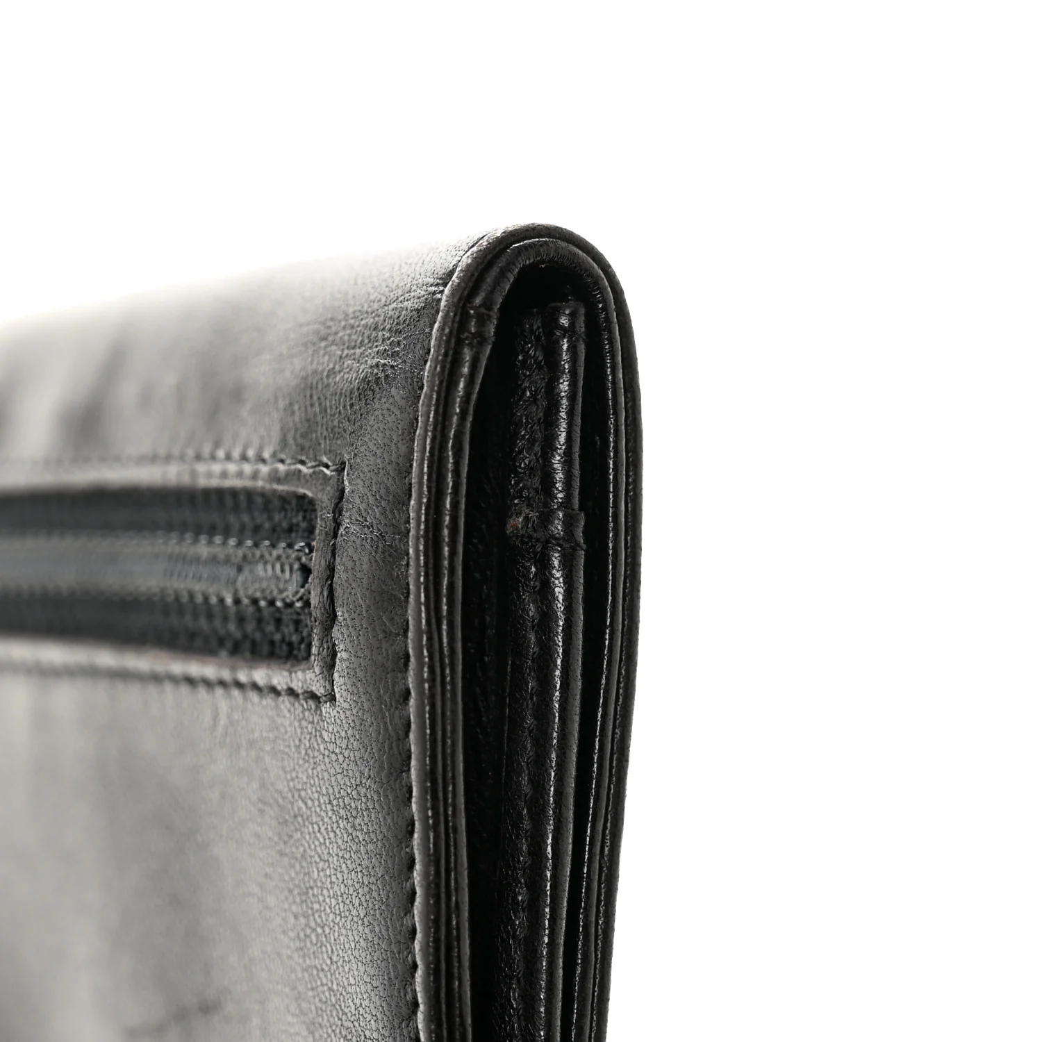 Lambskin Timeless CC Flap Wallet Black - Image 13