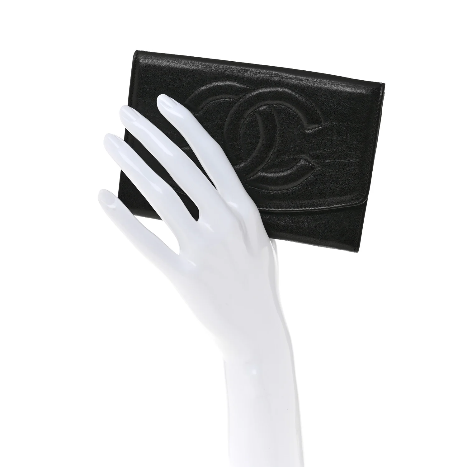 Lambskin Timeless CC Flap Wallet Black - Image 2
