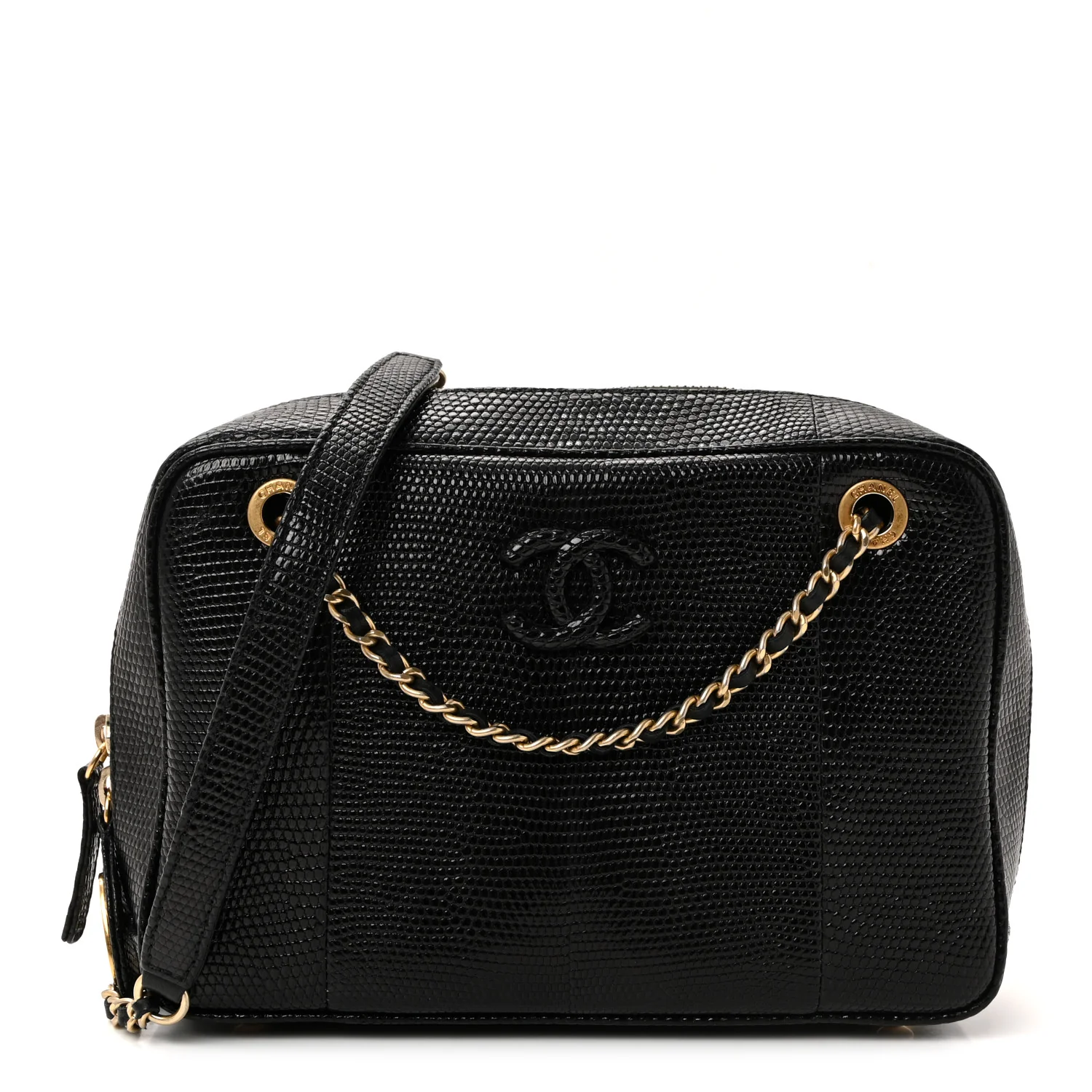 Lizard Coco Vintage Camera Case Black