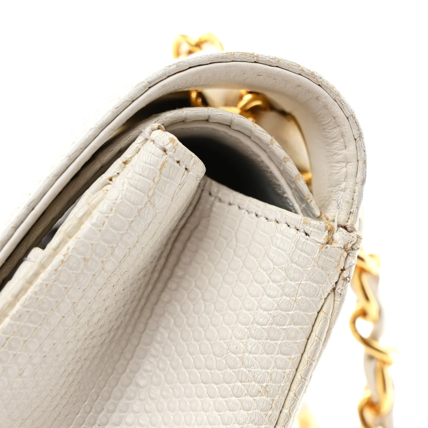 Lizard Small Double Flap White - Image 22