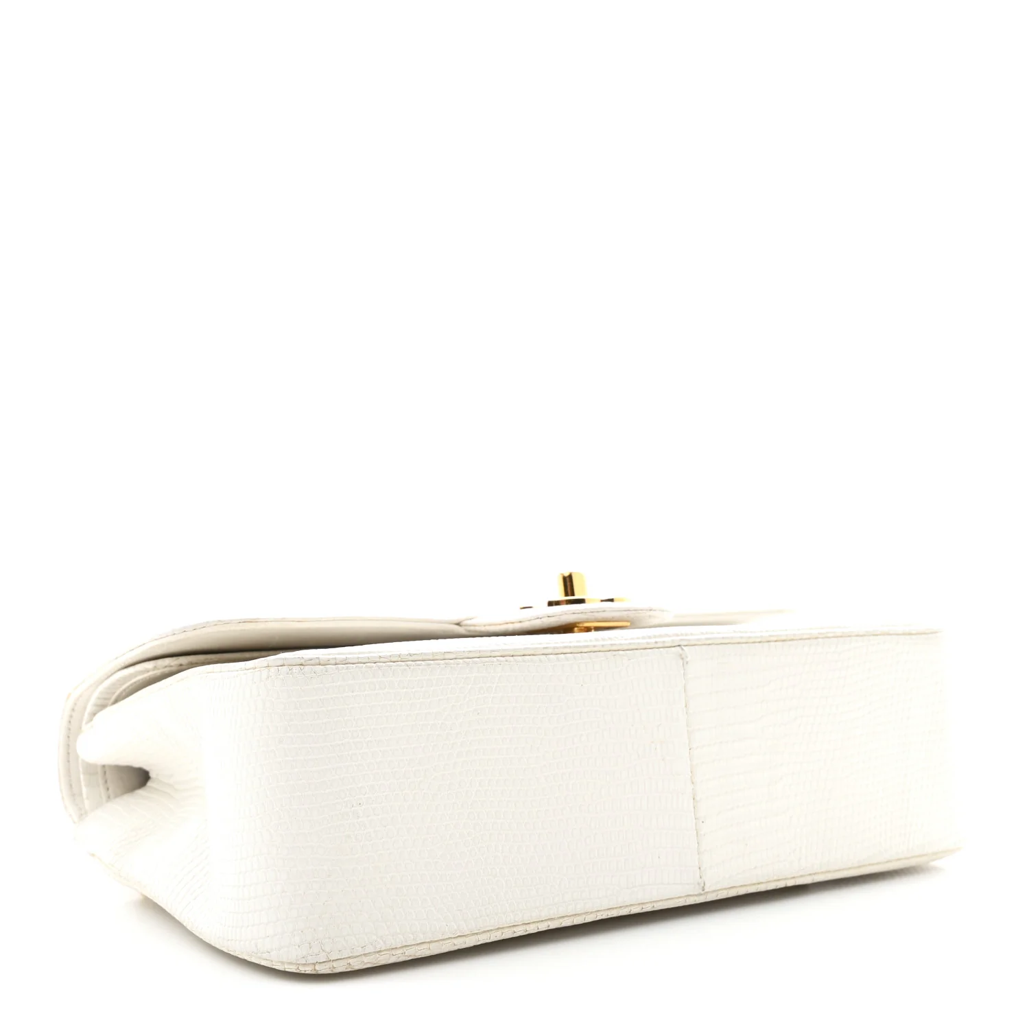Lizard Small Double Flap White - Image 7