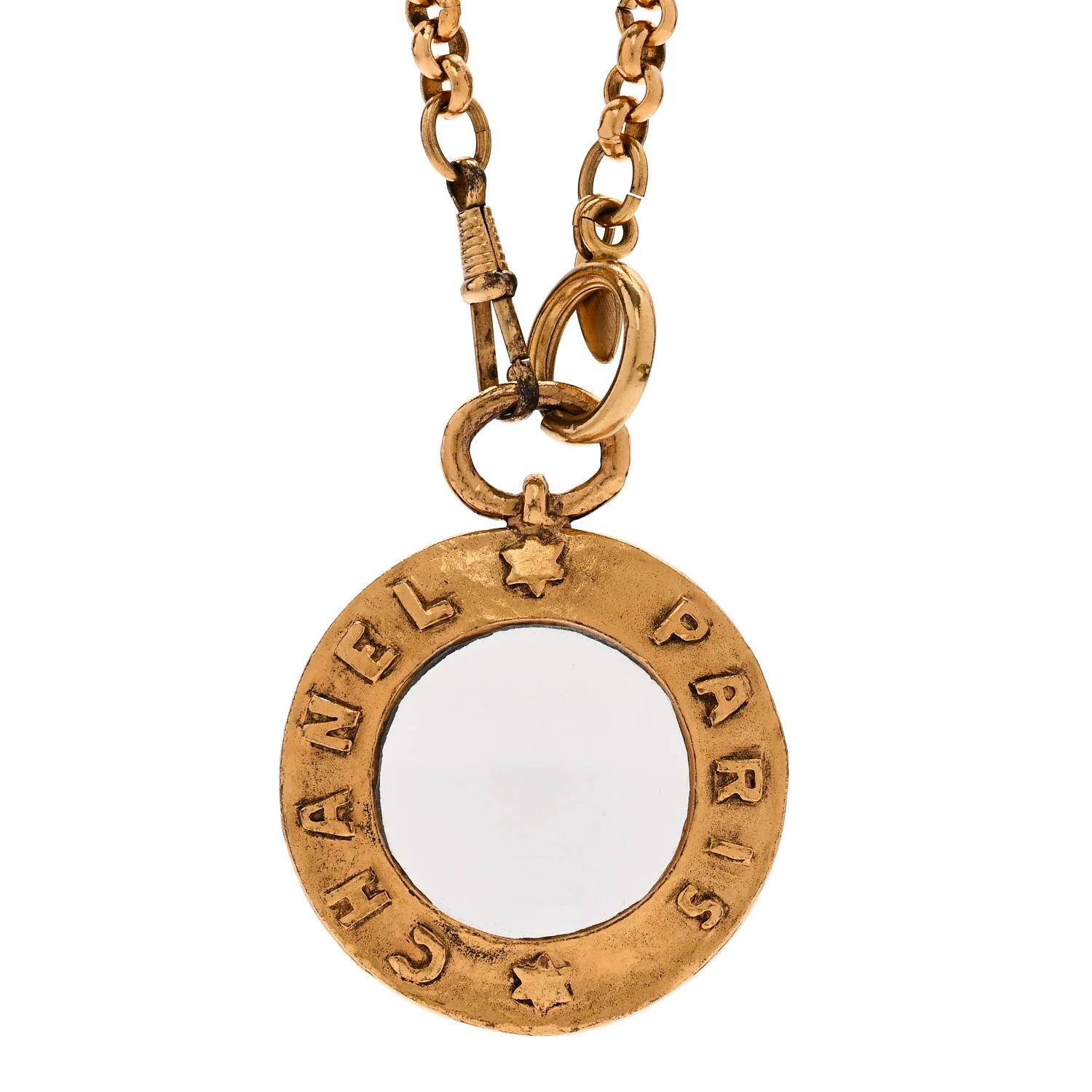 Loupe Magnifying Glass Necklace Gold - Image 4
