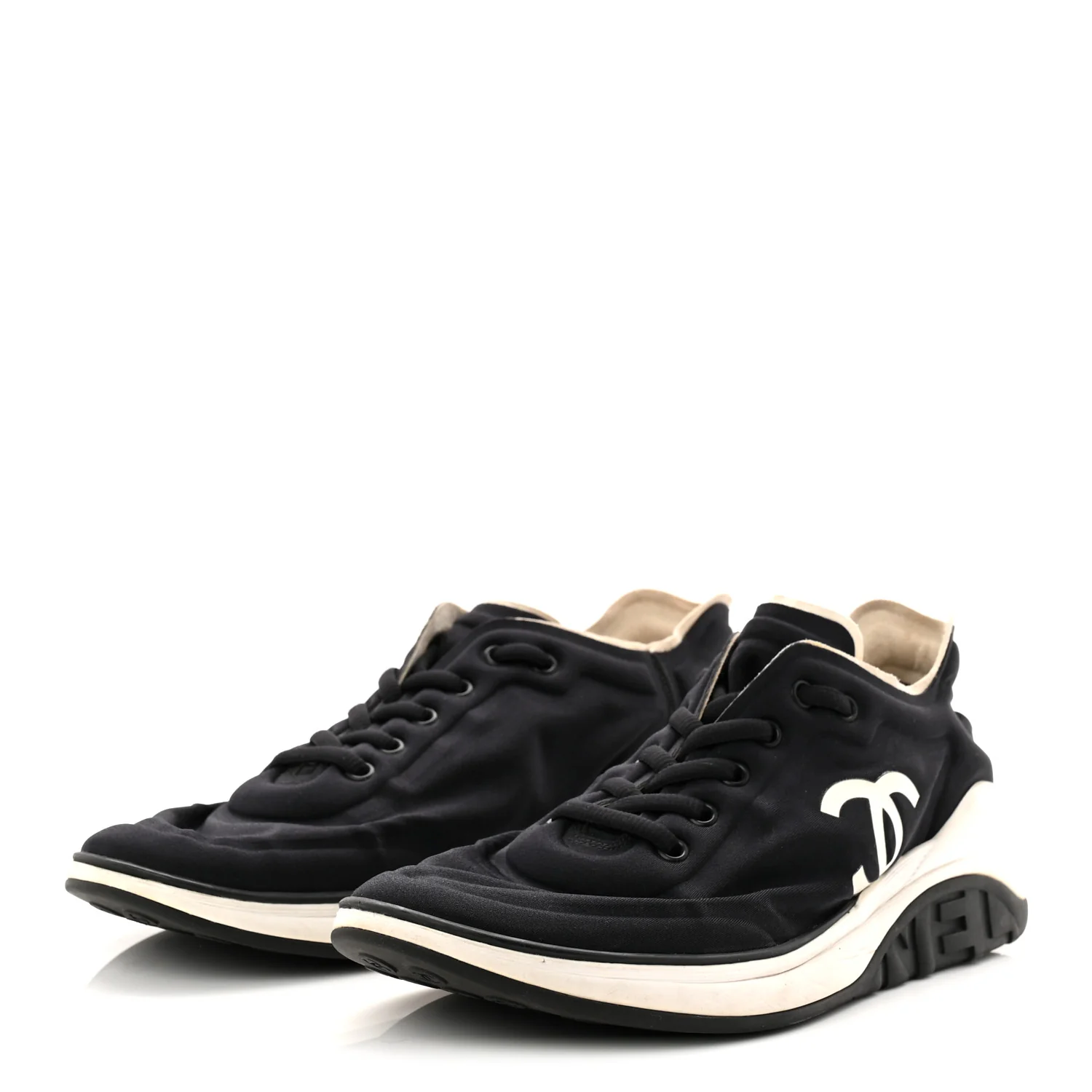 Lycra CC Sneakers 41 Navy - Image 4