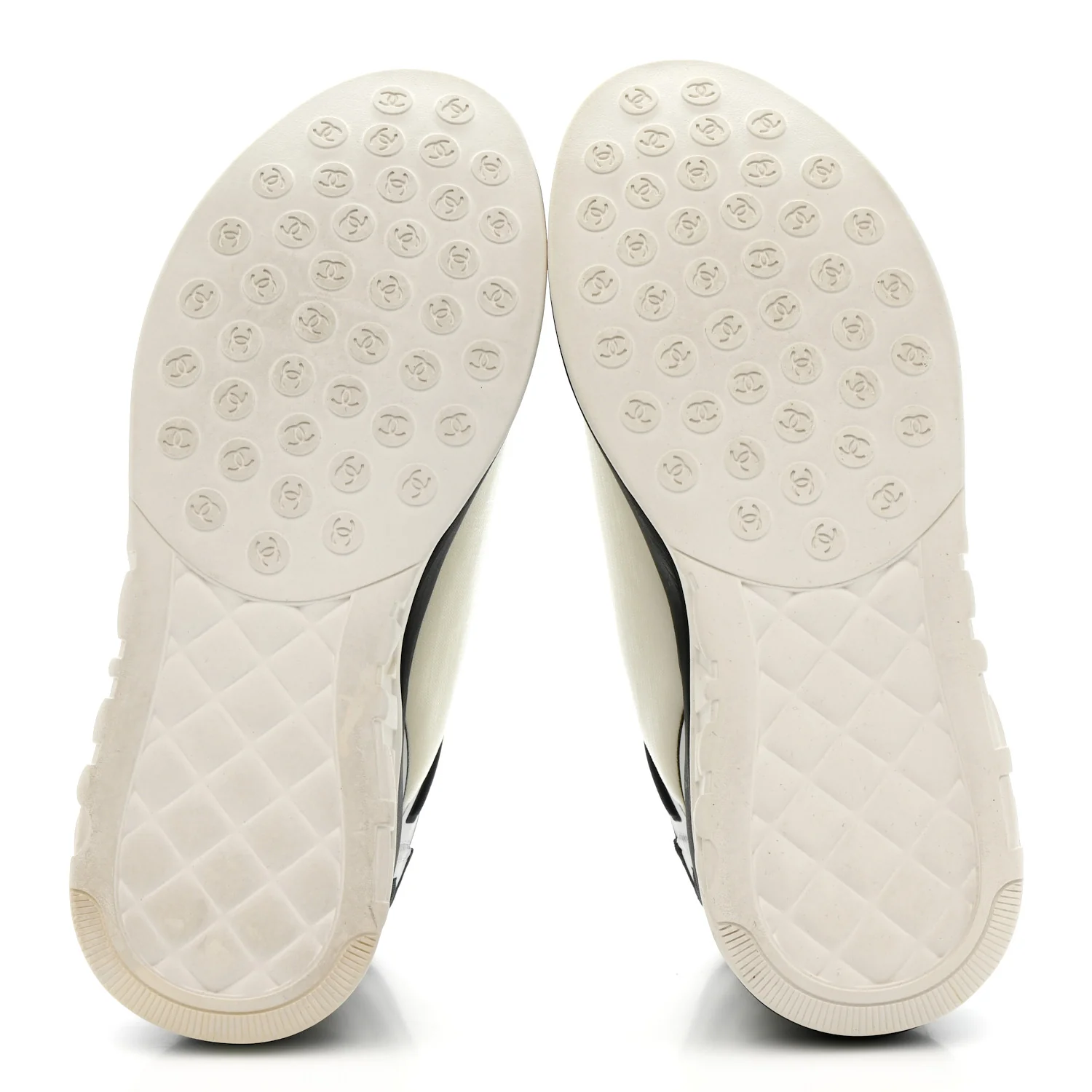 Lycra Womens CC Sneakers 39.5 White Black - Image 6