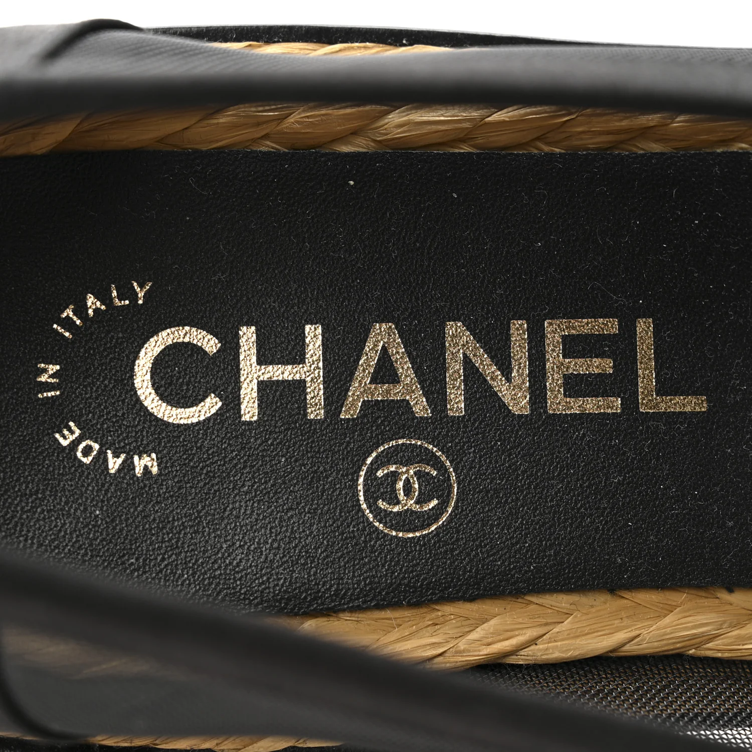 Mesh Satin CC Loafers 39 Black - Image 7