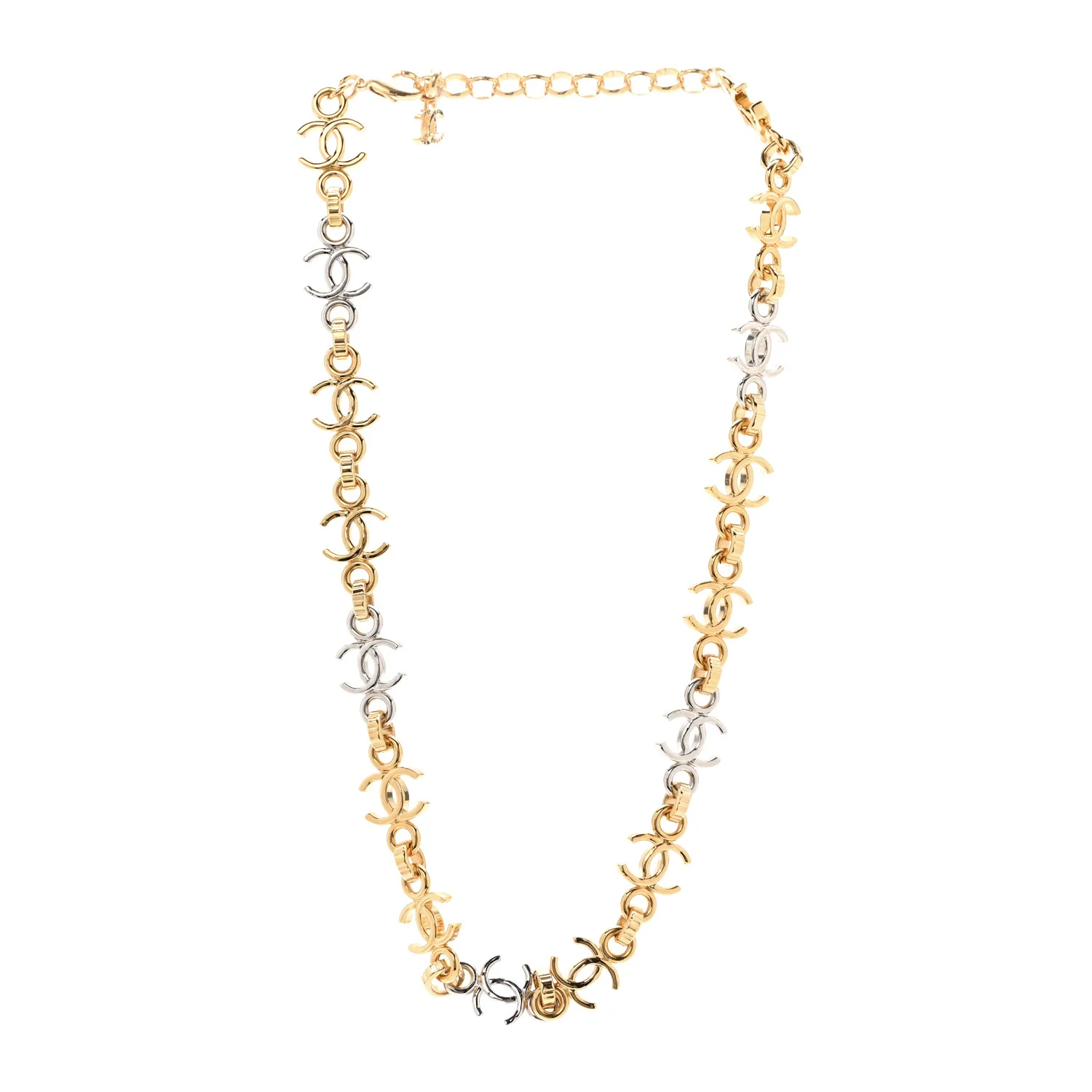 Metal CC Choker Gold Silver - Image 3