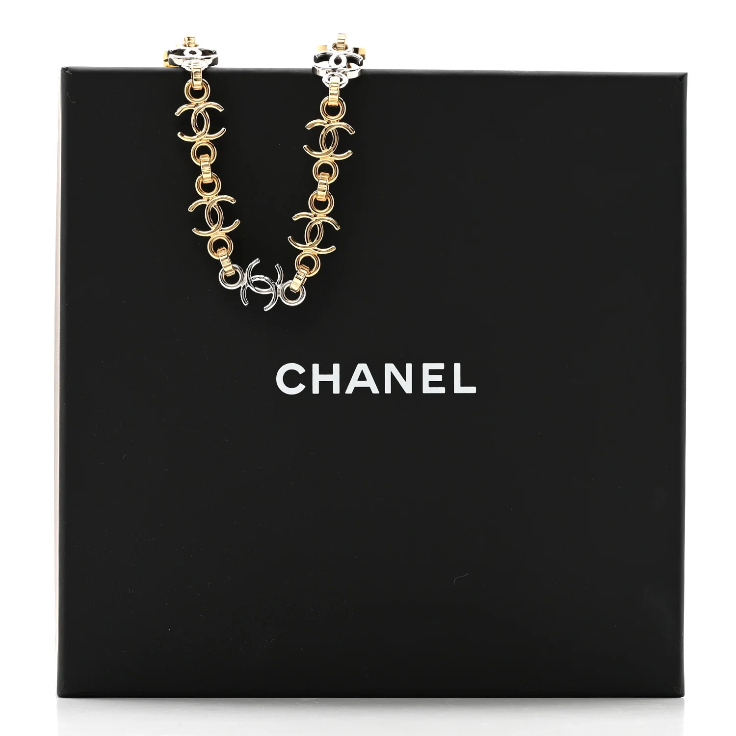Metal CC Choker Gold Silver - Image 6