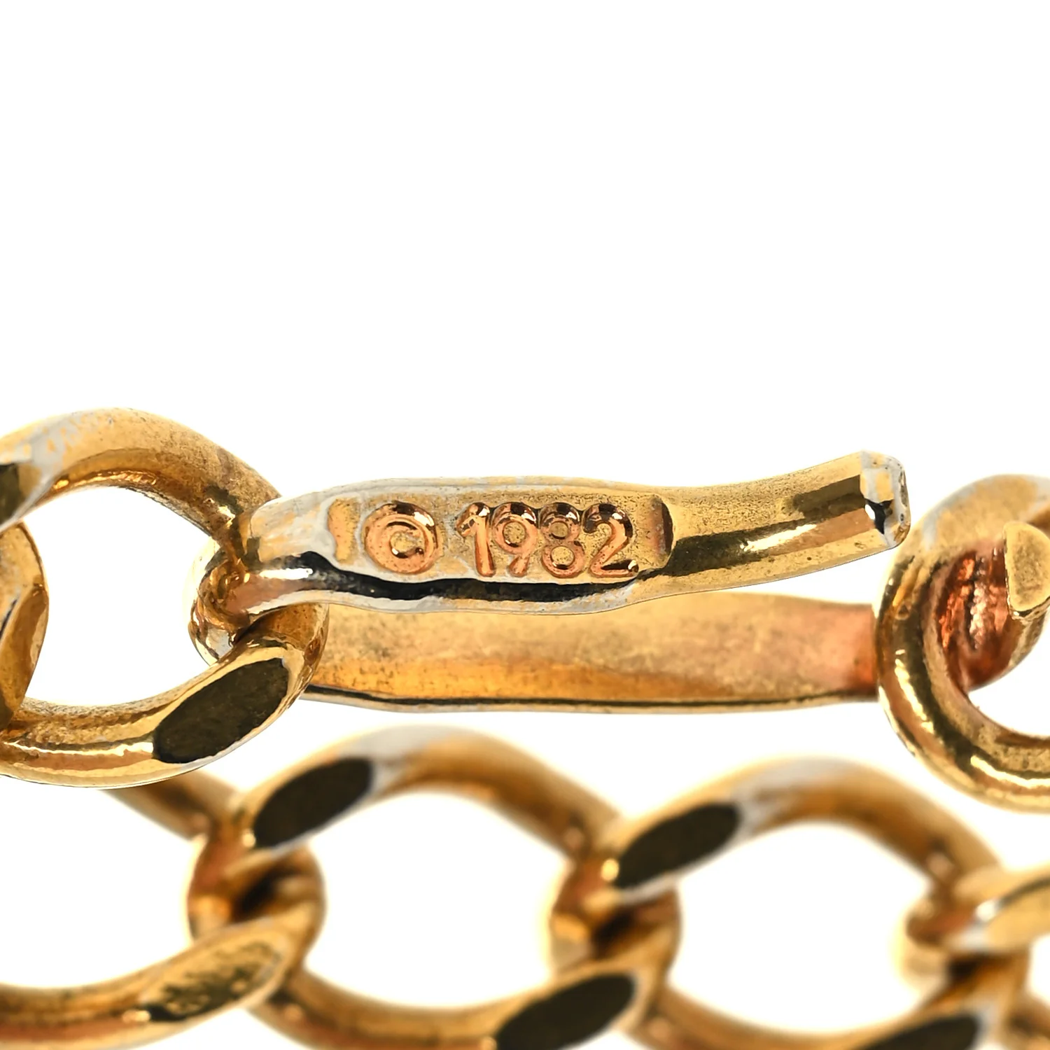 Metal Chain CC Medallion Belt Gold - Image 4