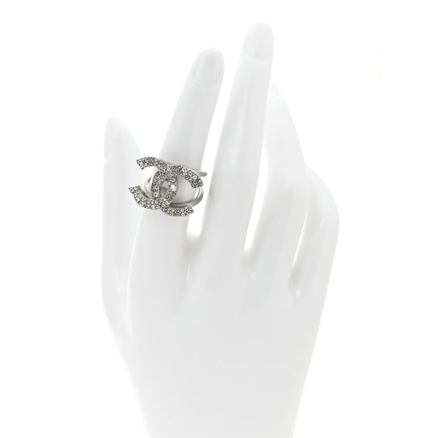 Metal Crystal Palais Garnier Ring 52 6 Silver - Image 2