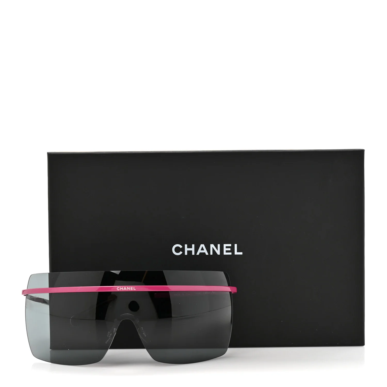 Metal Graphic Lines Shield Sunglasses 71586 Pink - Image 8