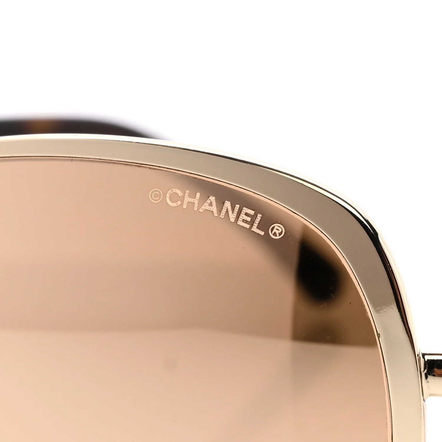 Metal Mirrored Pilot Summer Sunglasses 4223 Gold - Image 7