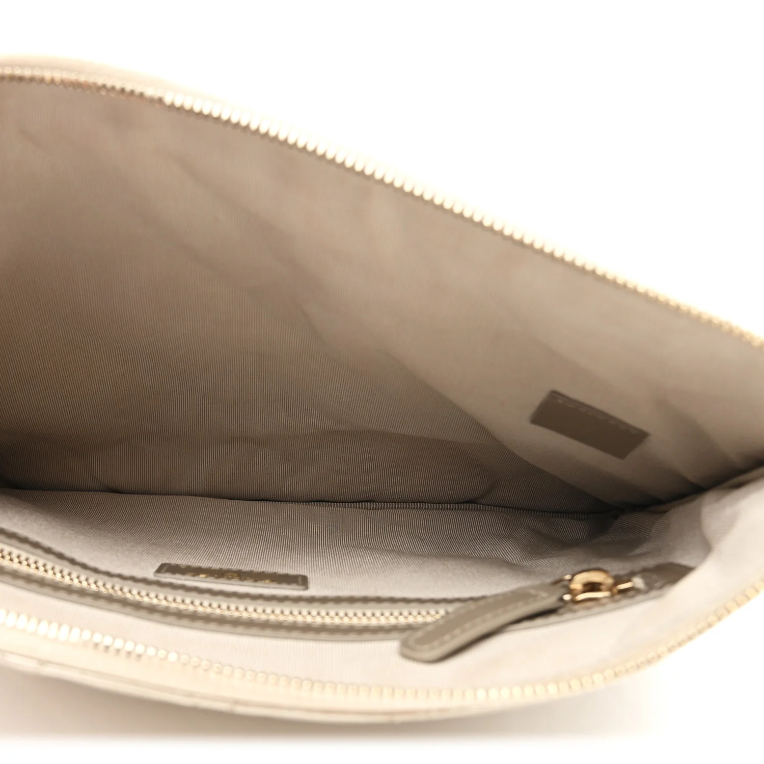Metallic Aged Calfskin Quilted Medium 2.55 Reissue Cosmetic Case Gold - Image 5