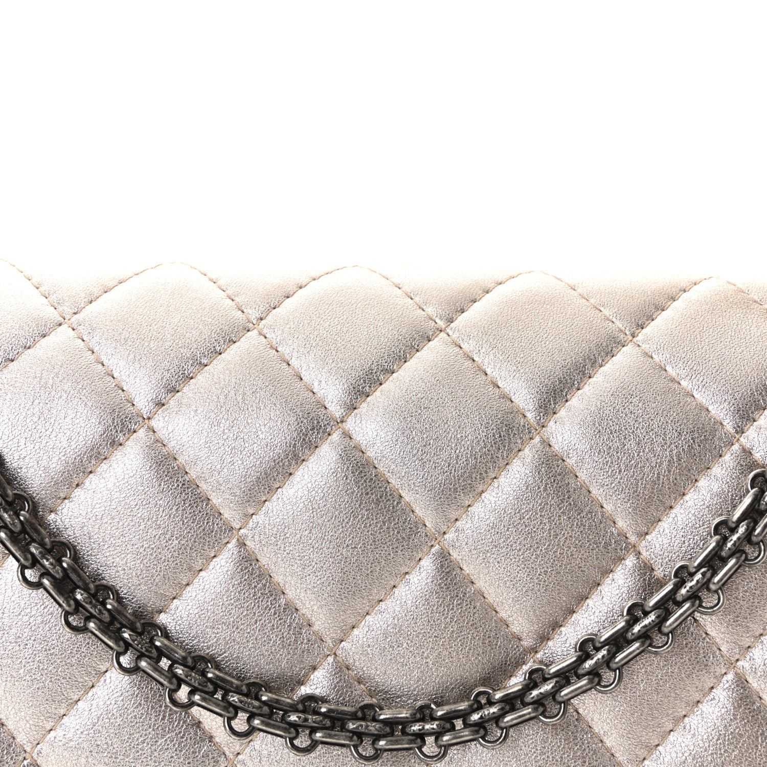 Metallic Calfskin Quilted 2.55 Reissue 226 Flap Light Pink - Image 8