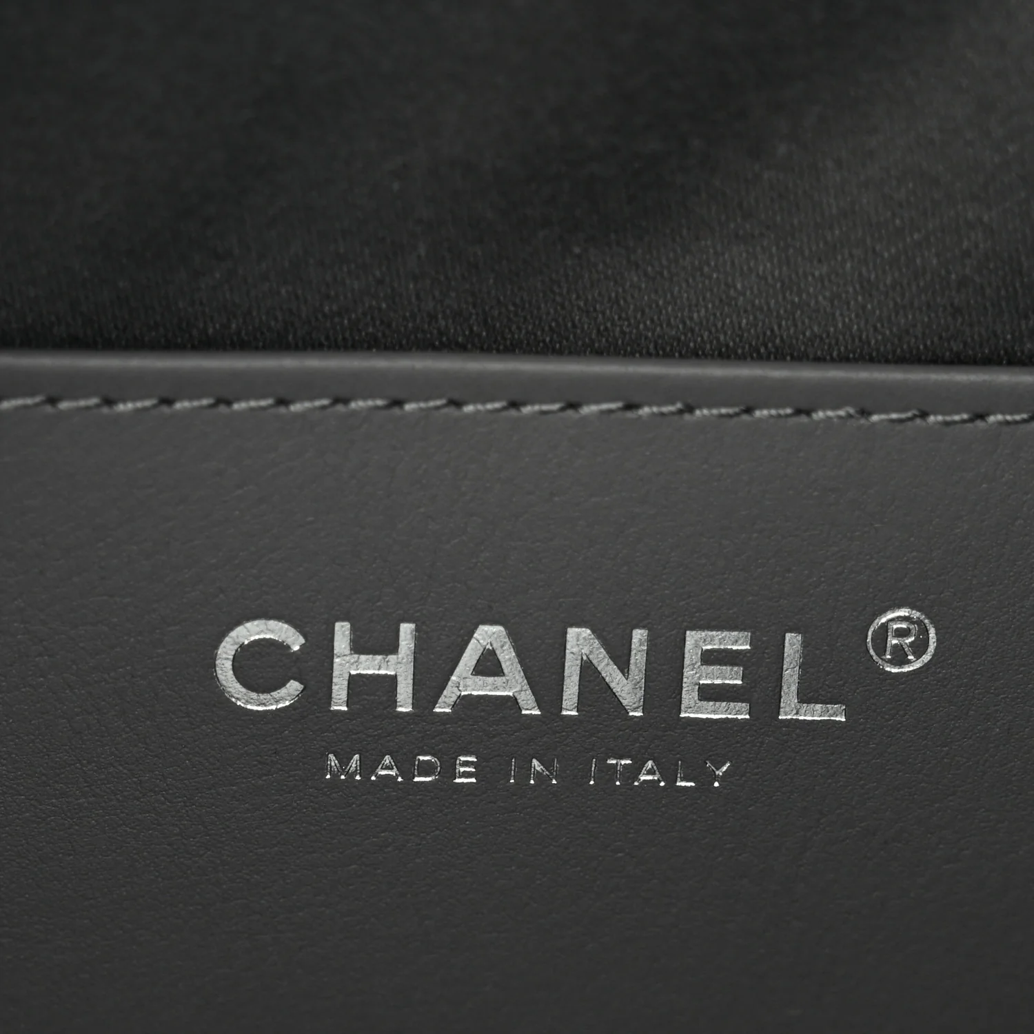 Metallic Caviar Quilted Mini Chanel 25 Handbag Anthracite - Image 6