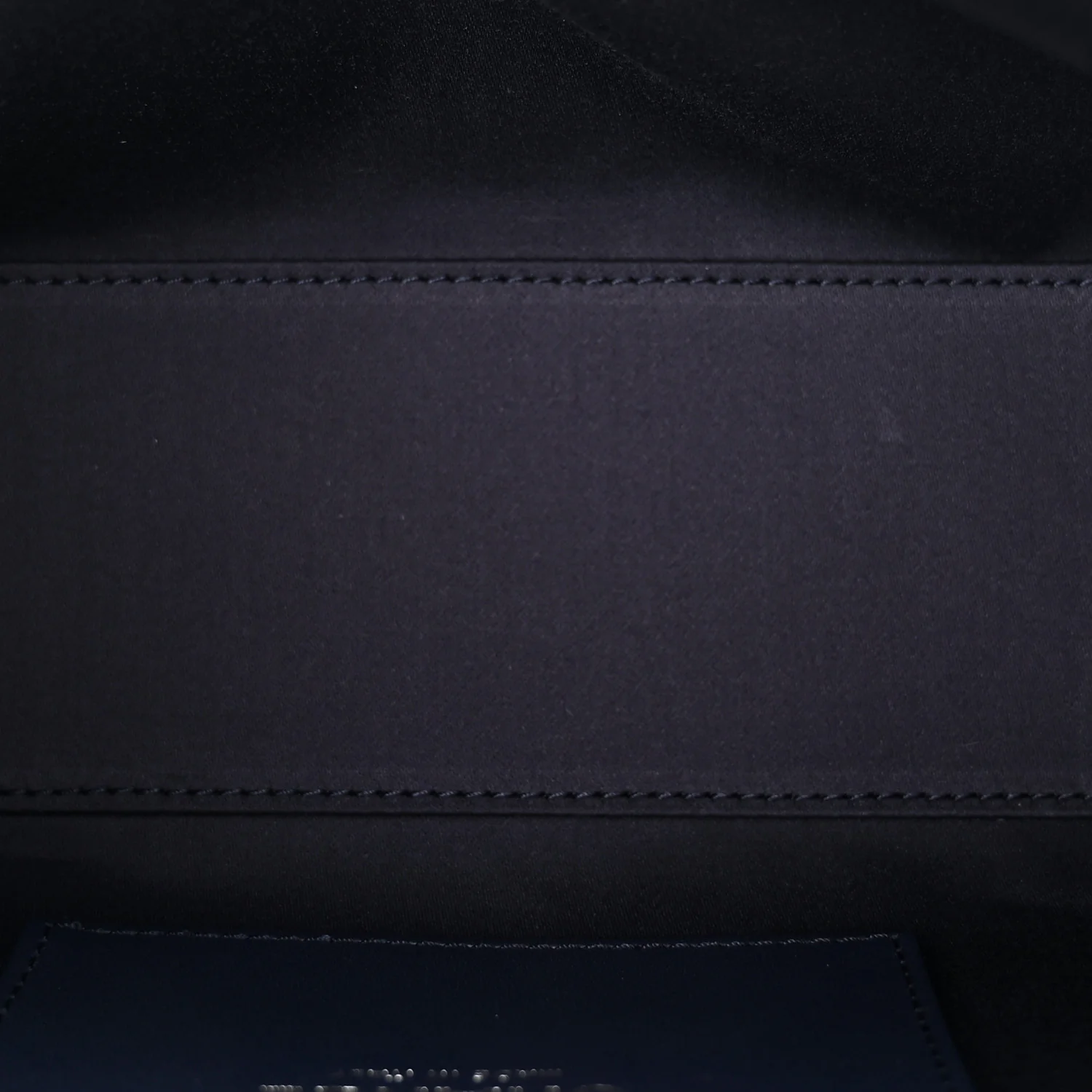Metallic Caviar Quilted Mini Chanel 25 Handbag Dark Blue - Image 5